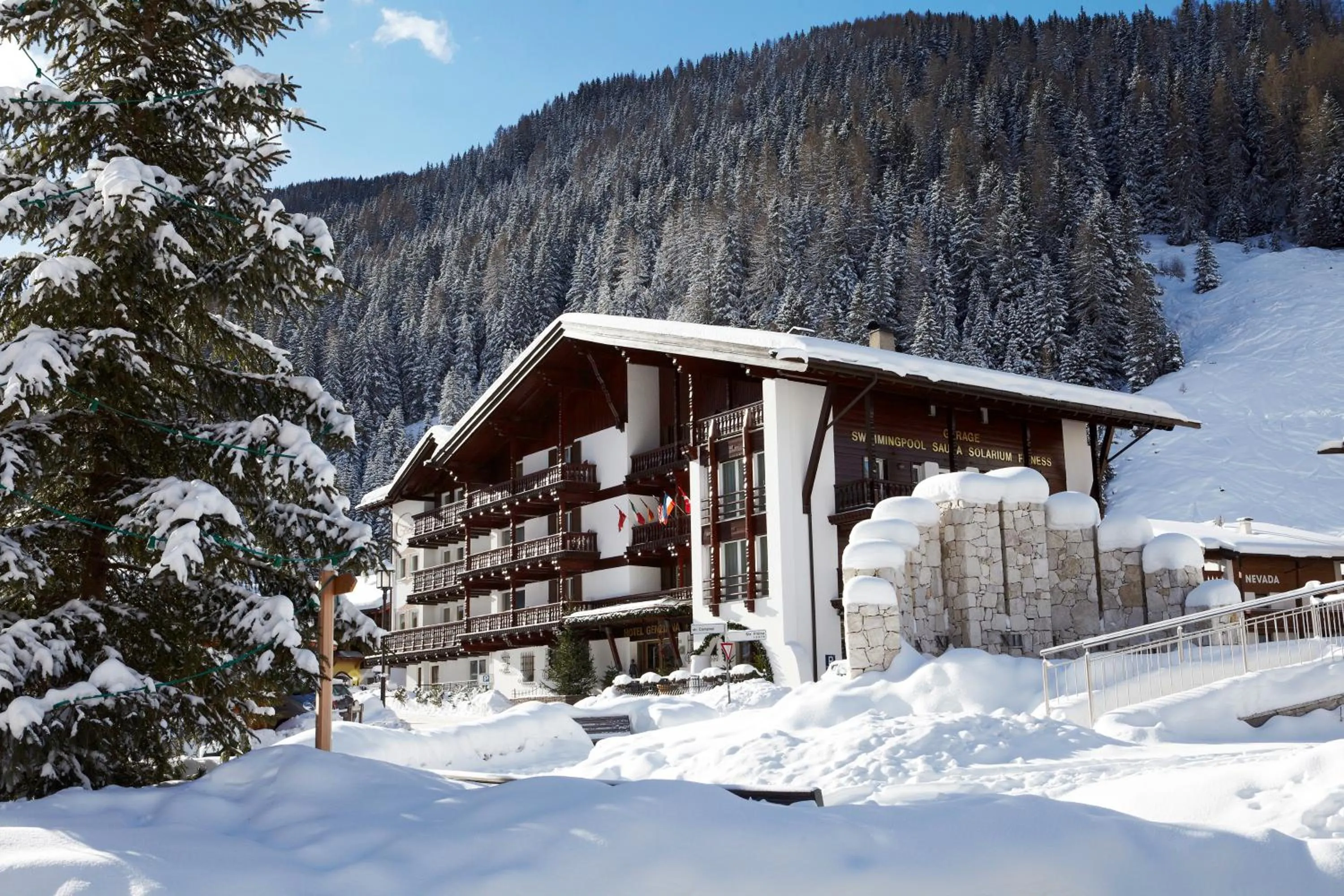 Property building in Hotel Genziana