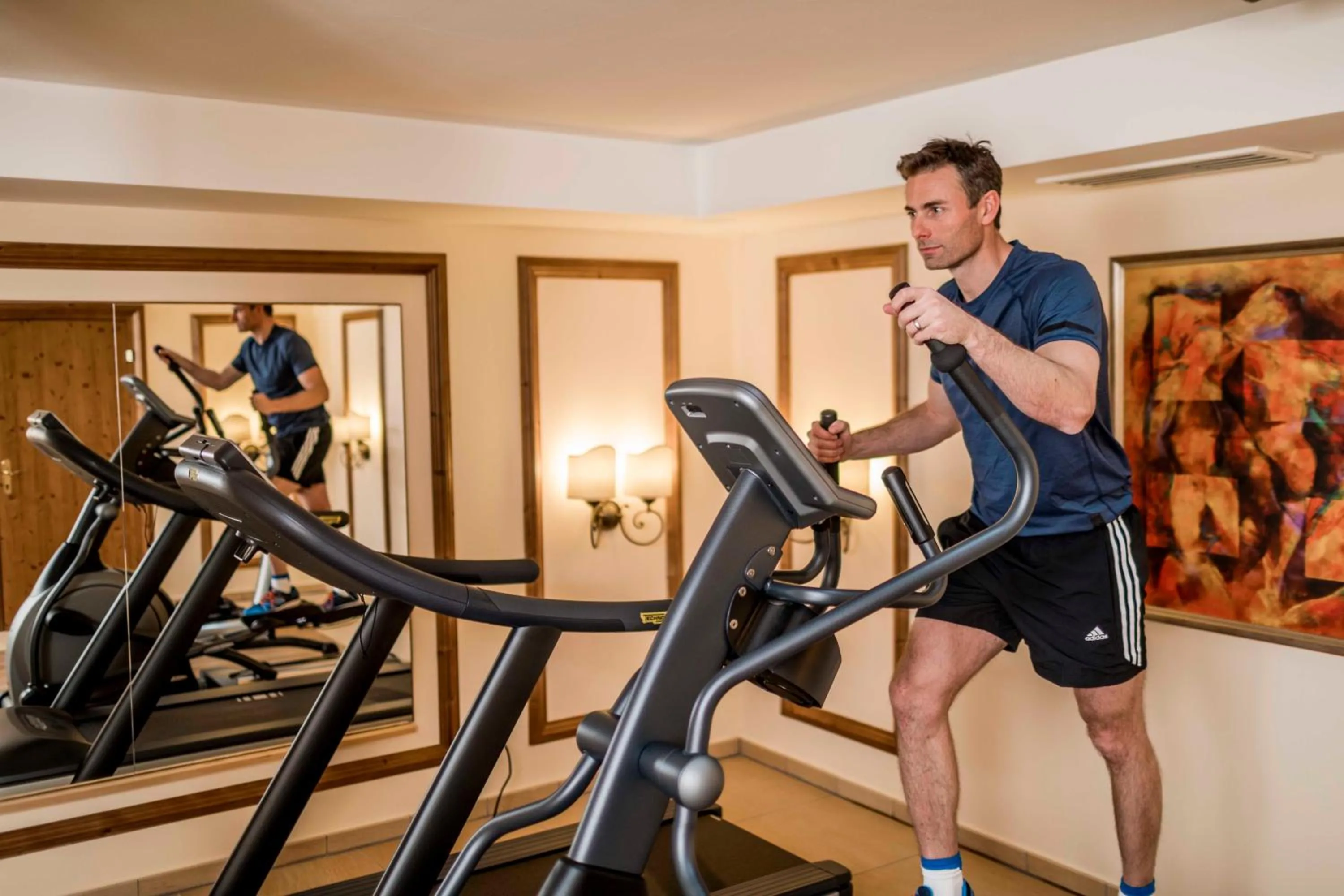 Fitness centre/facilities in Hotel Genziana