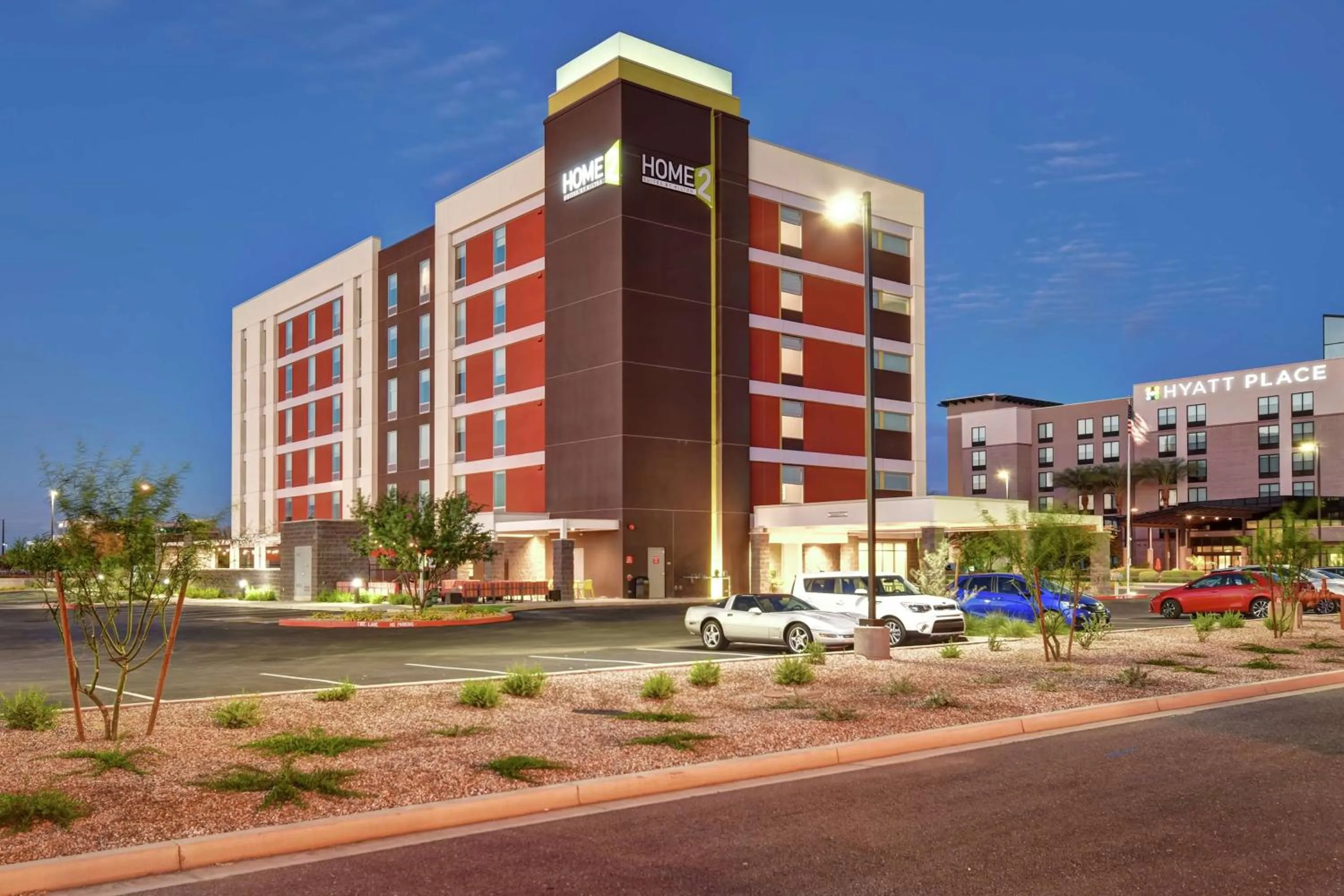 Property building in Home2 Suites by Hilton Gilbert