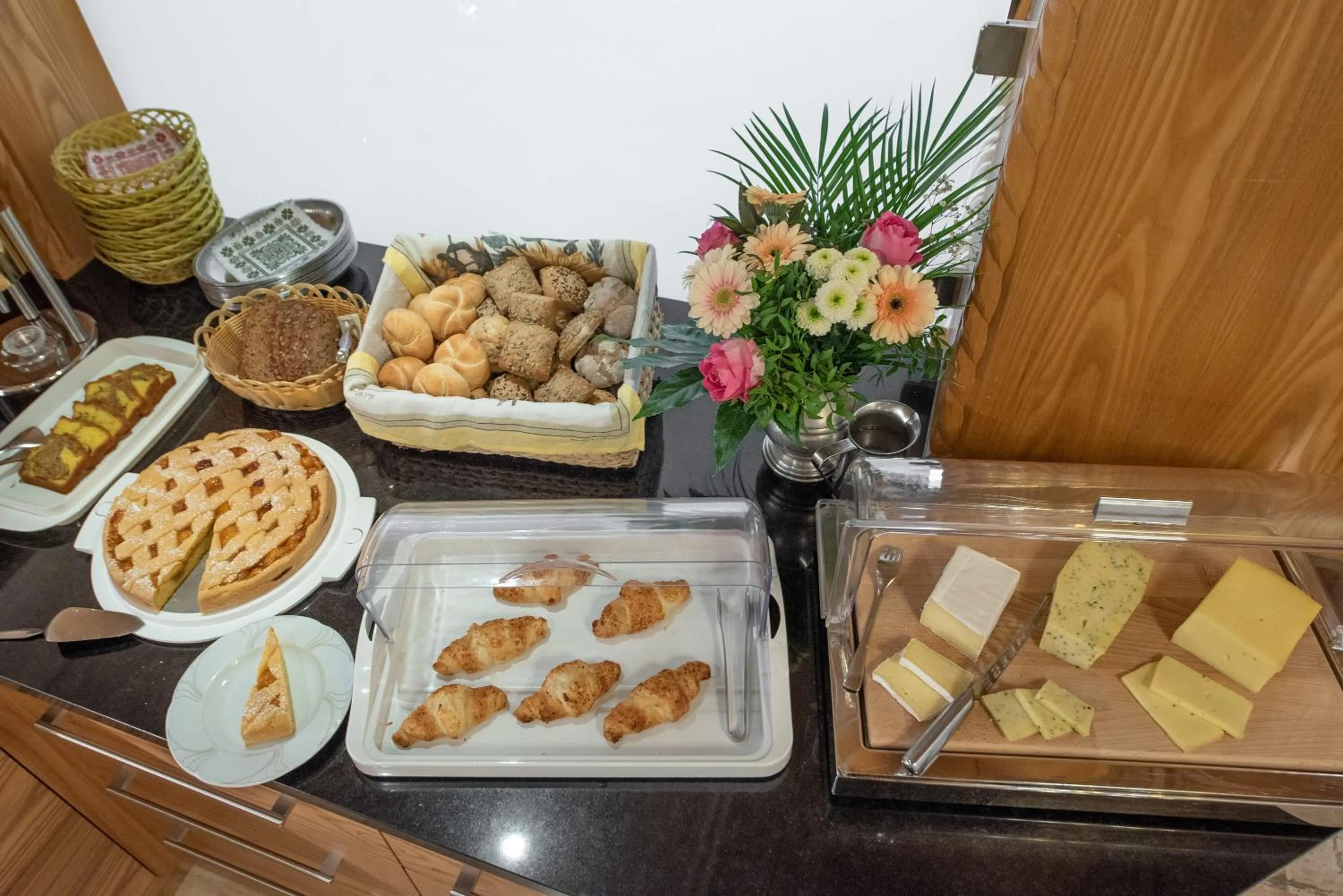 American breakfast in Hotel Hubertushof