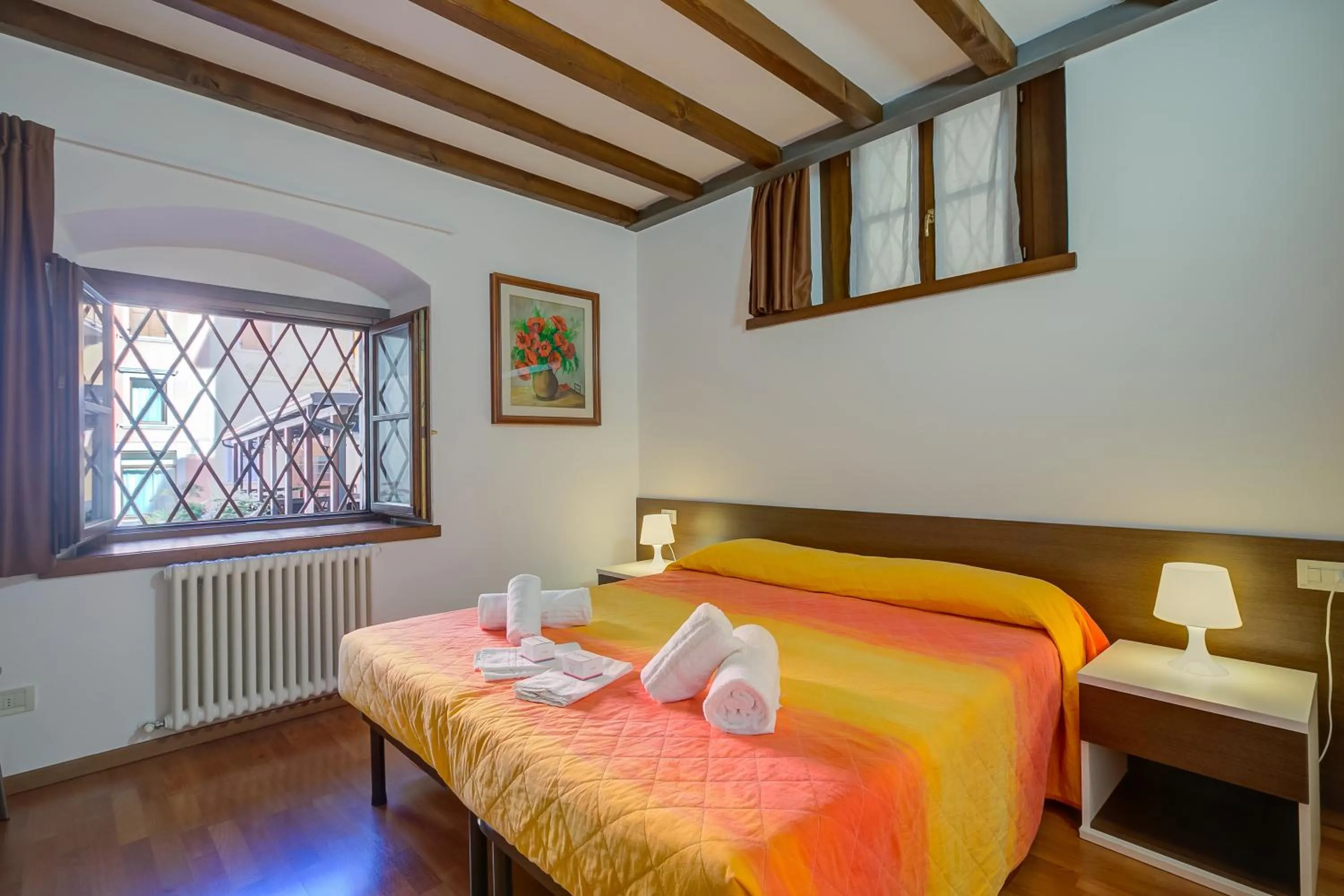 Bedroom, Bed in Casa Alpino