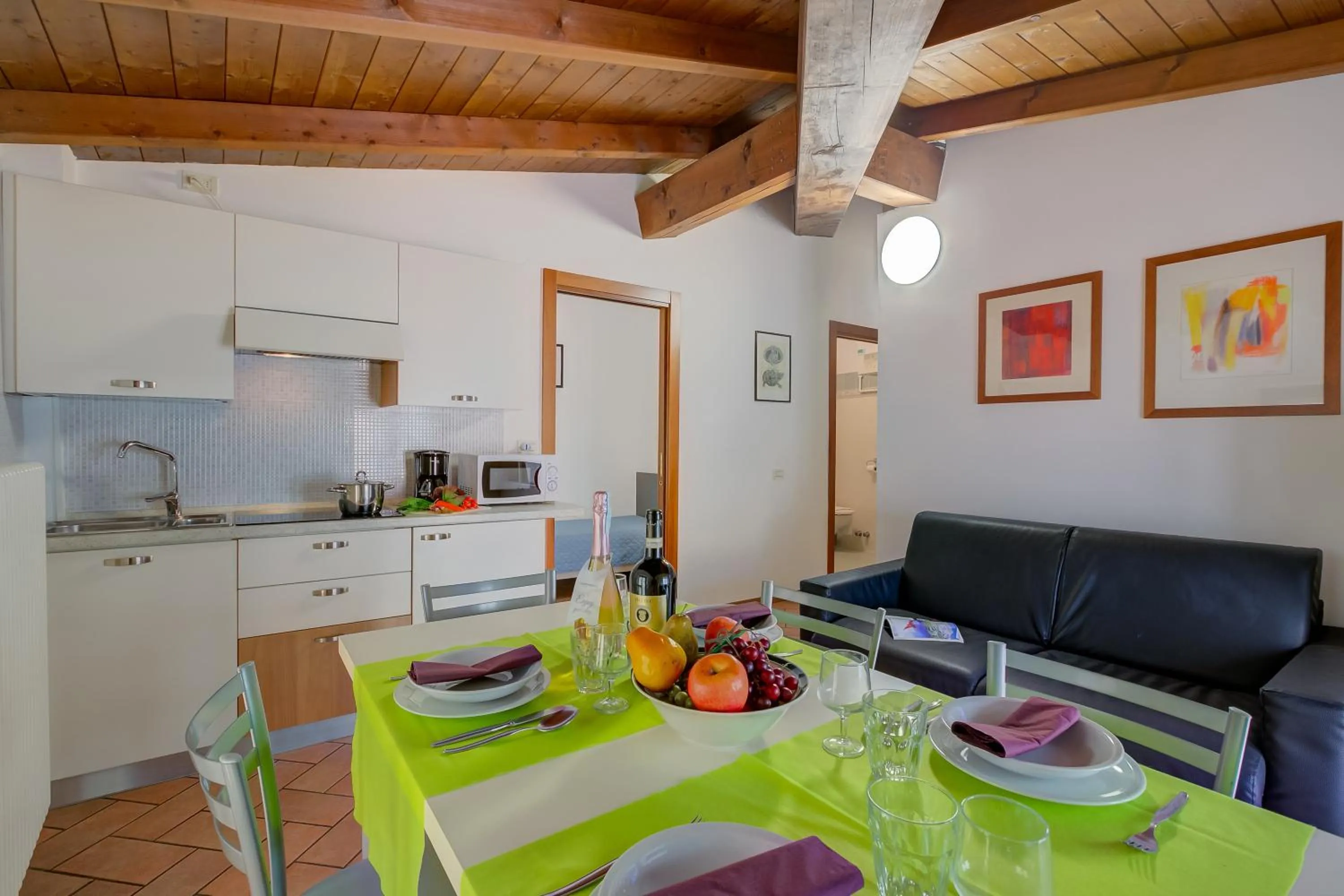 Kitchen or kitchenette in Casa Alpino