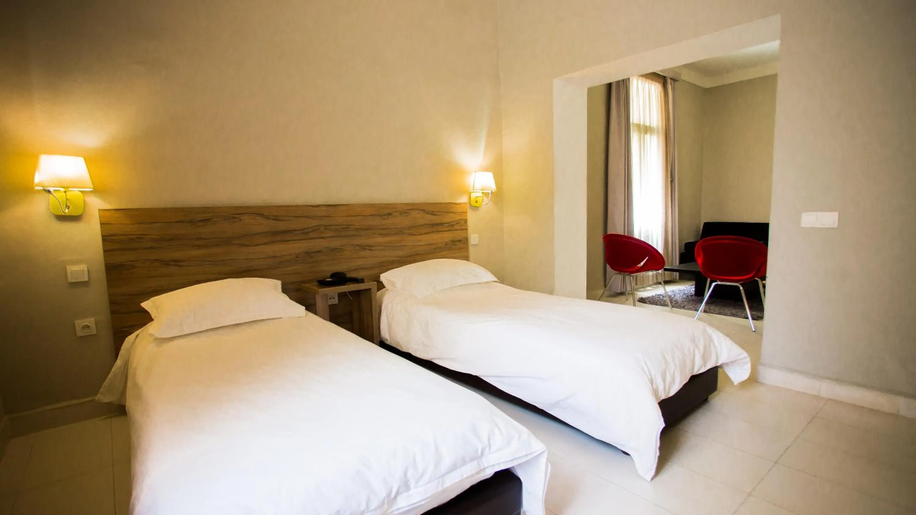 Bedroom, Bed in Hôtel Olympic