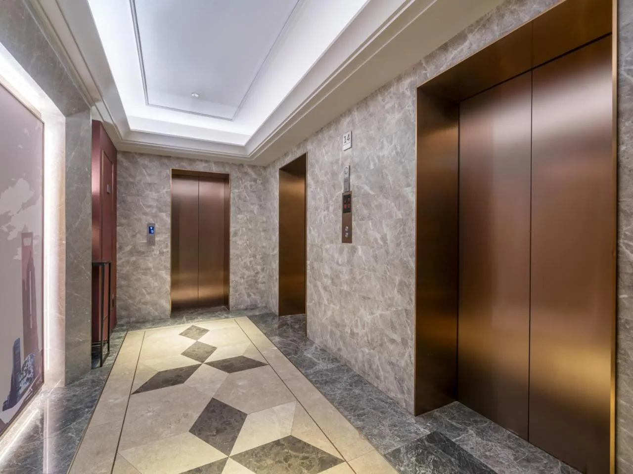 elevator in Mercure Shanghai Global Harbour