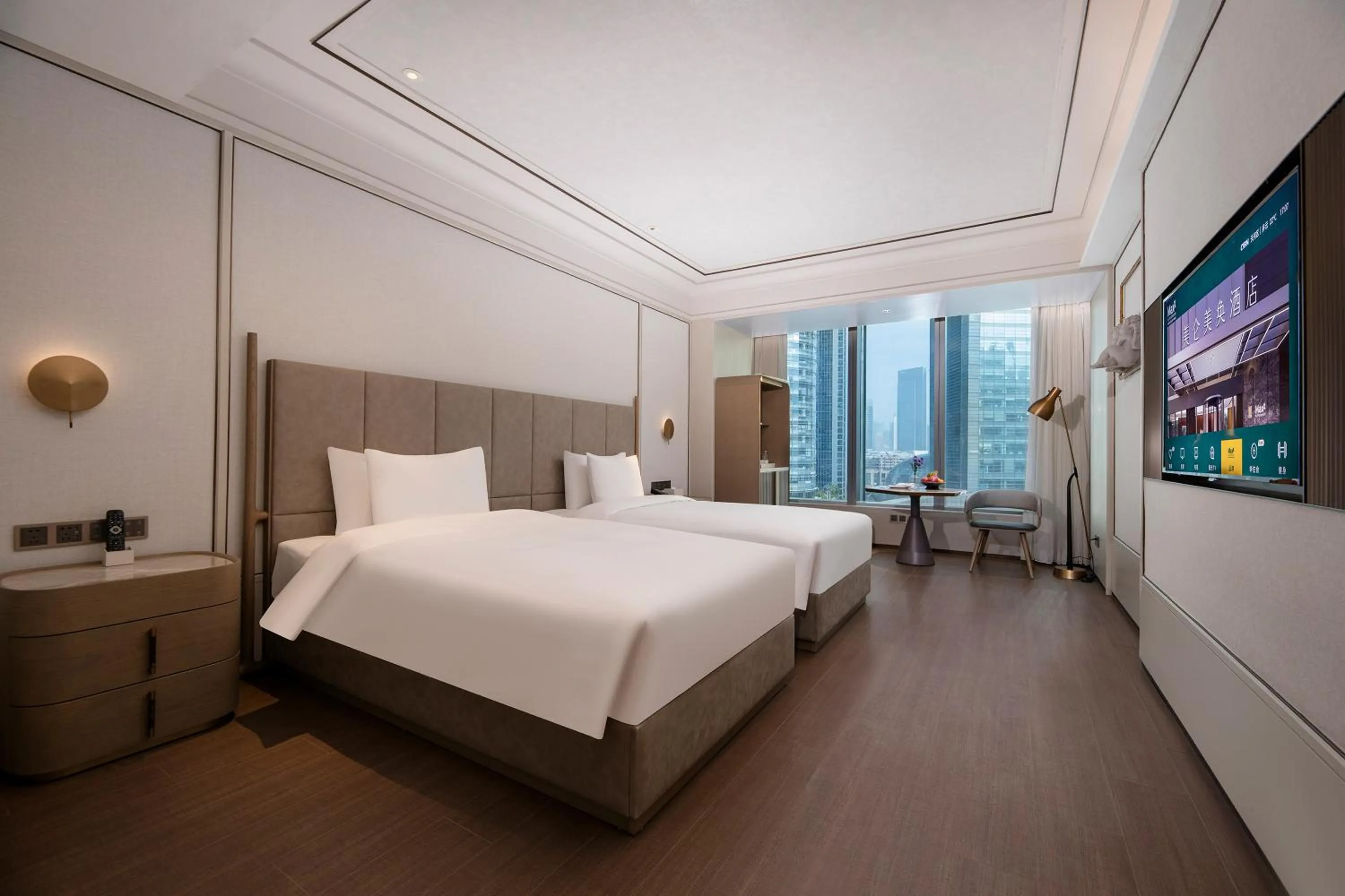 Bed in MaxX by Steigenberger Guangzhou Zhujiang New Town - Free Shuttle bus to Canton Fair Complex during Canton Fair Period