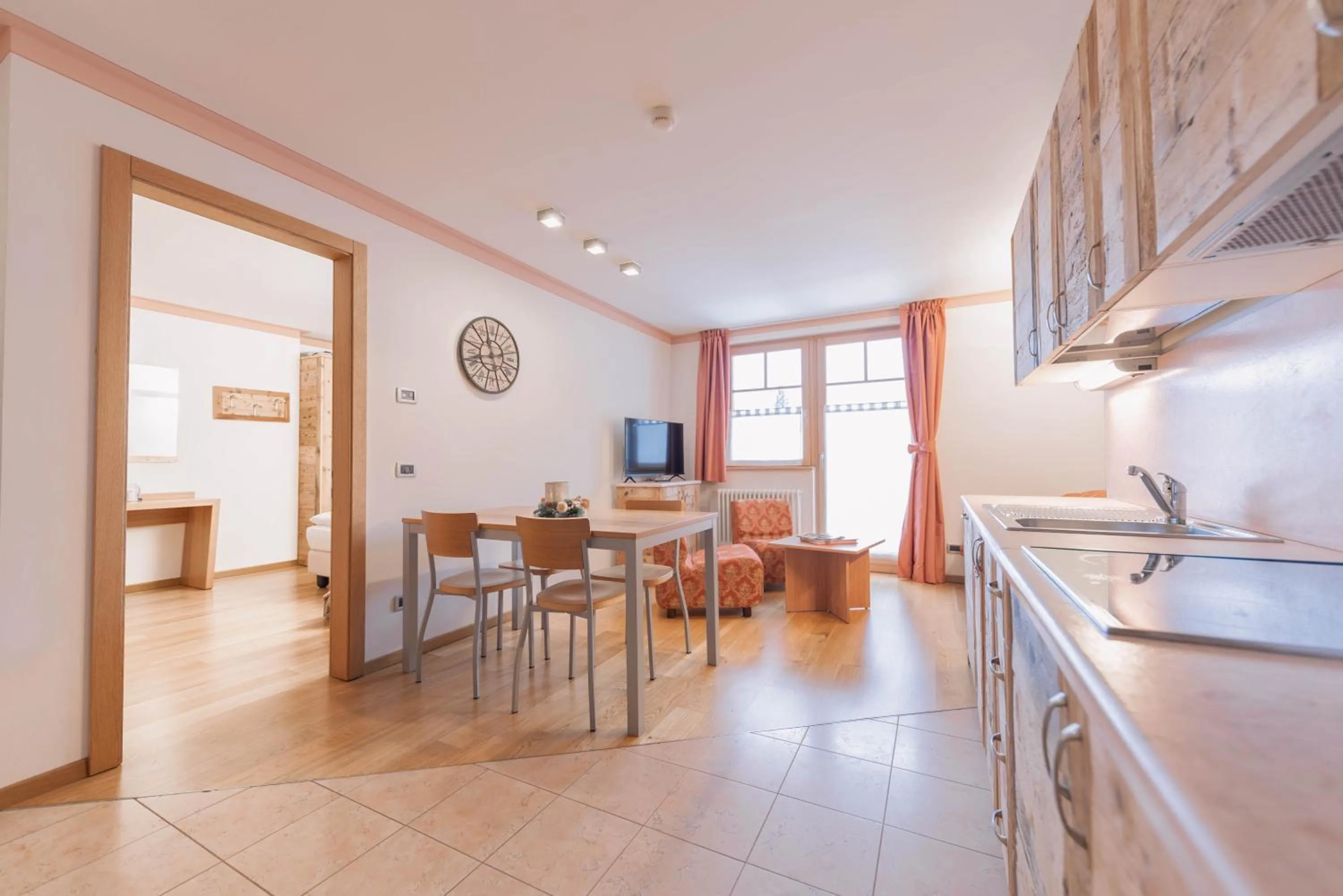 Kitchen or kitchenette in Hotel Ideal