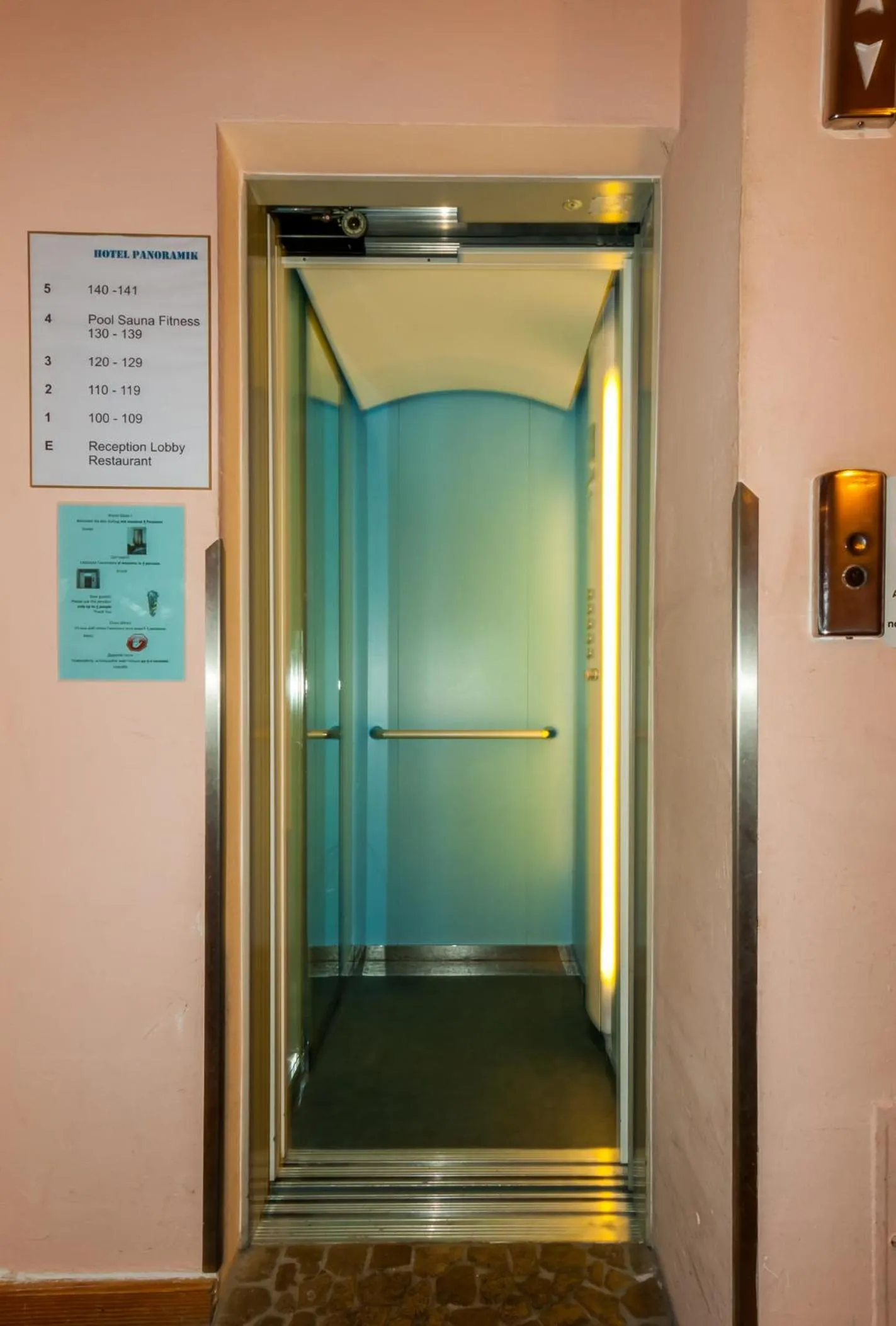 Decorative detail in Hotel Panoramik