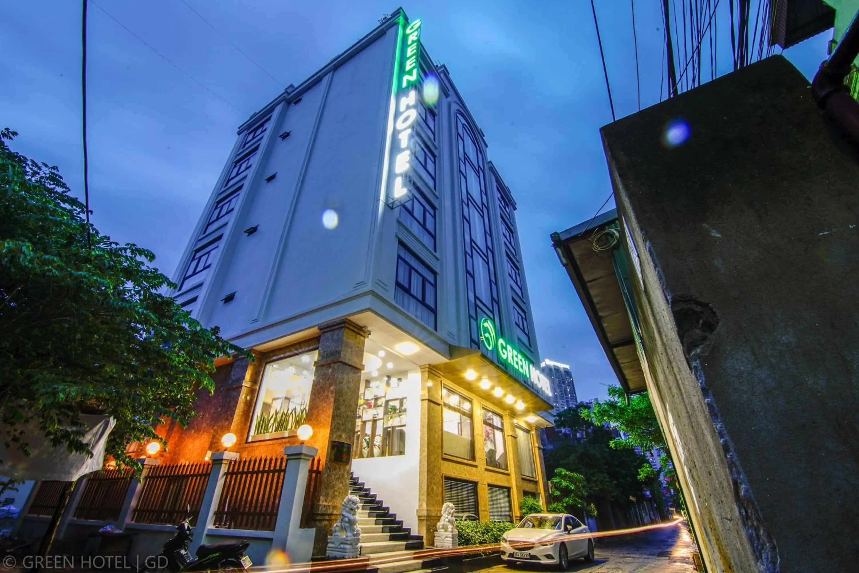 Facade/entrance in Green Hadong Hotel
