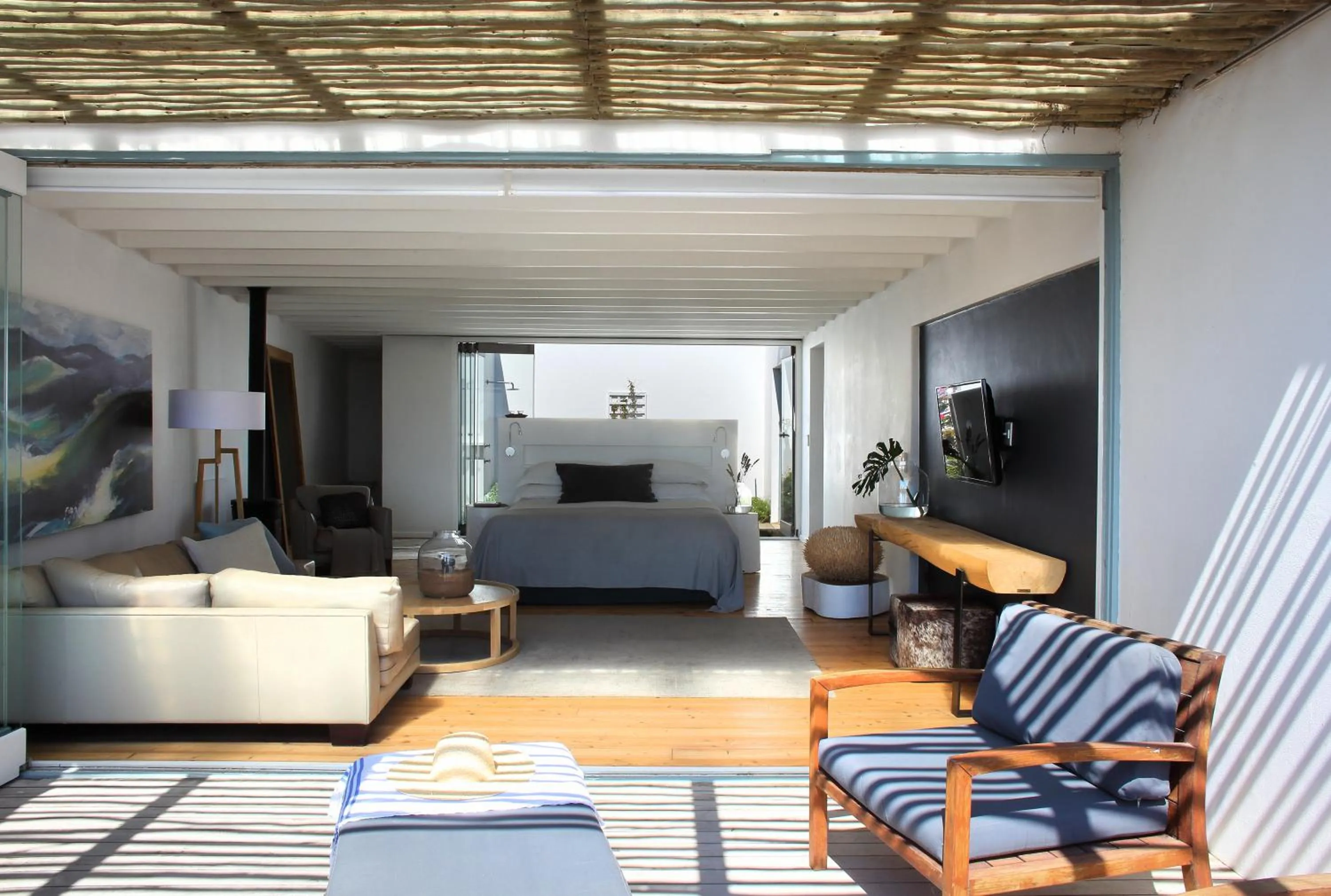 Bed in Strandloper Ocean Boutique Hotel