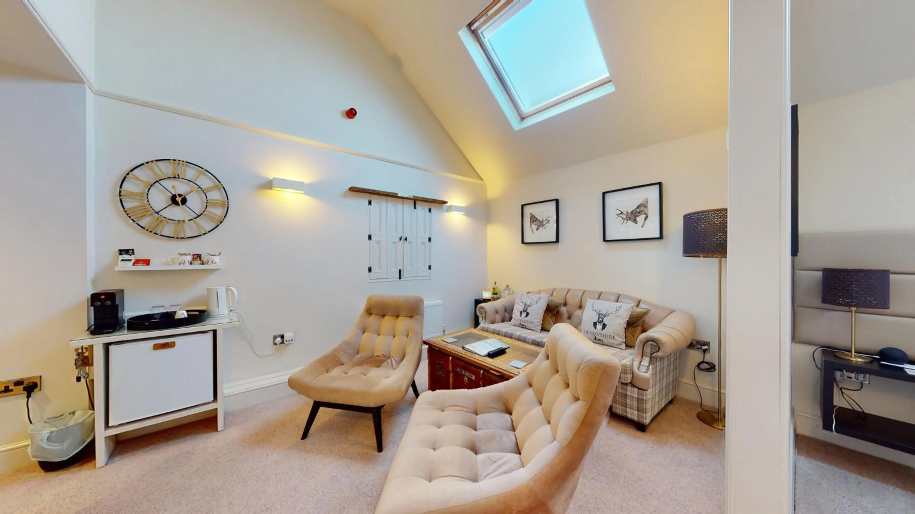 Living room in The Devonshire Arms