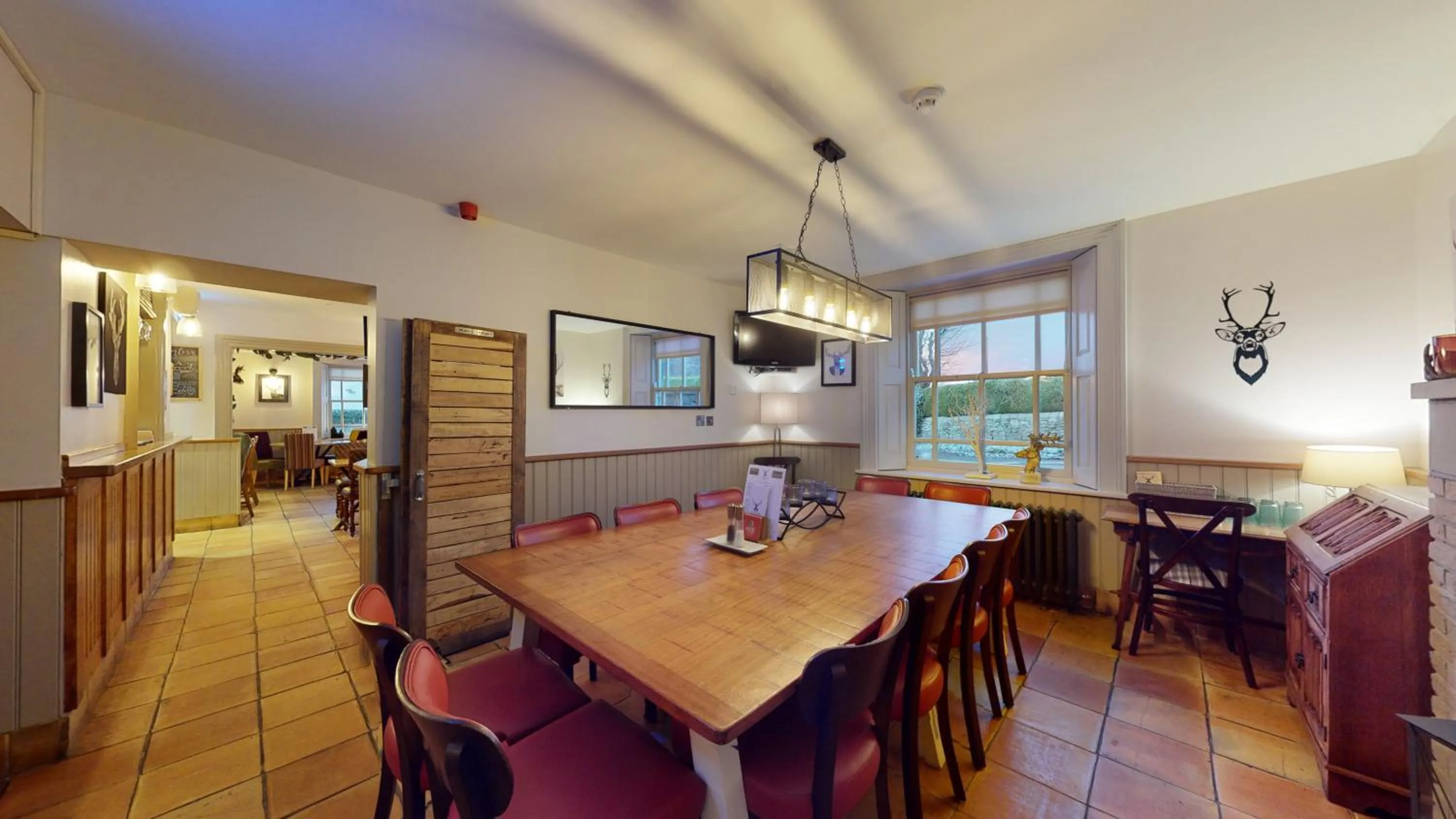 Dining area in The Devonshire Arms