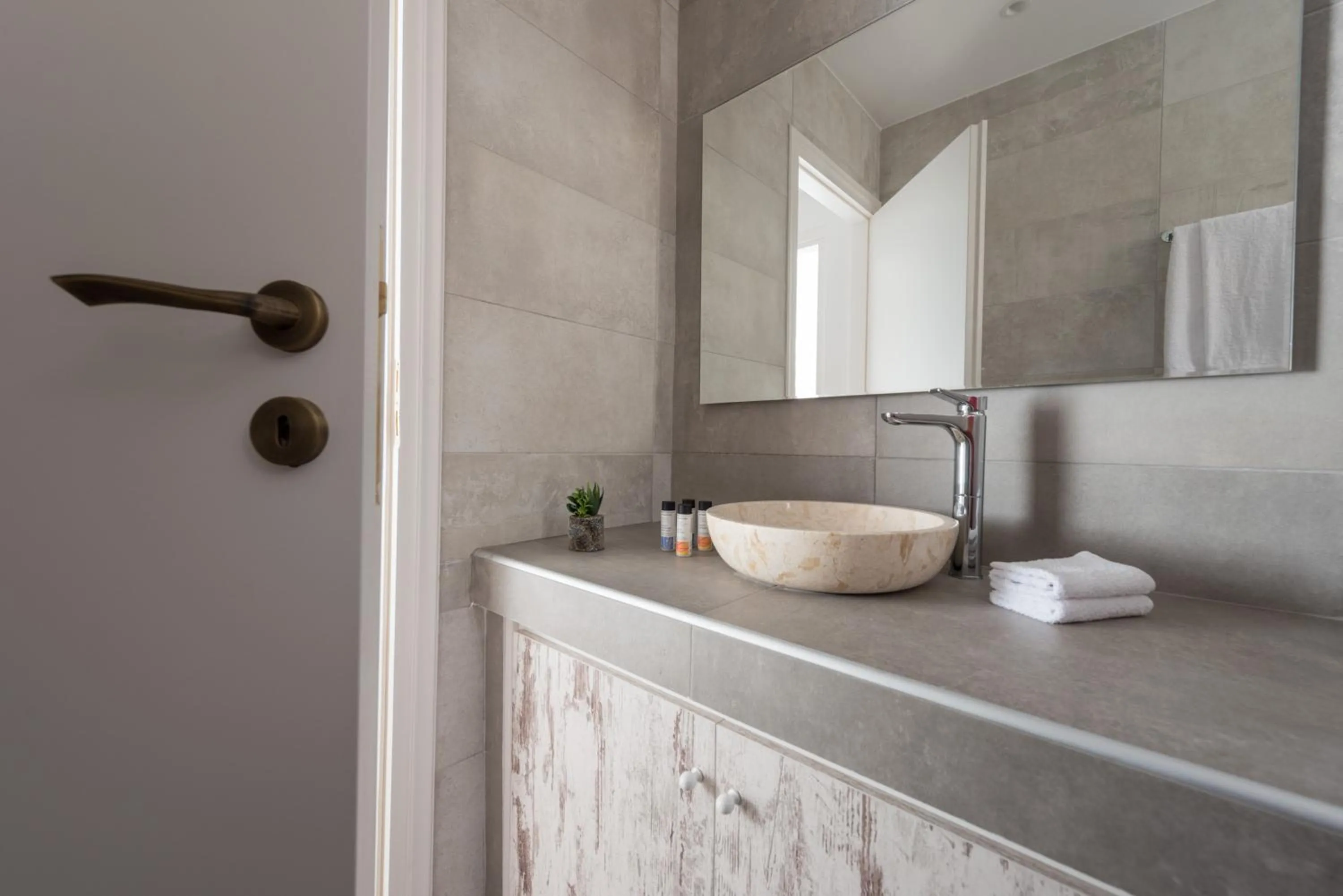 Bathroom in Elia Residences Santorini