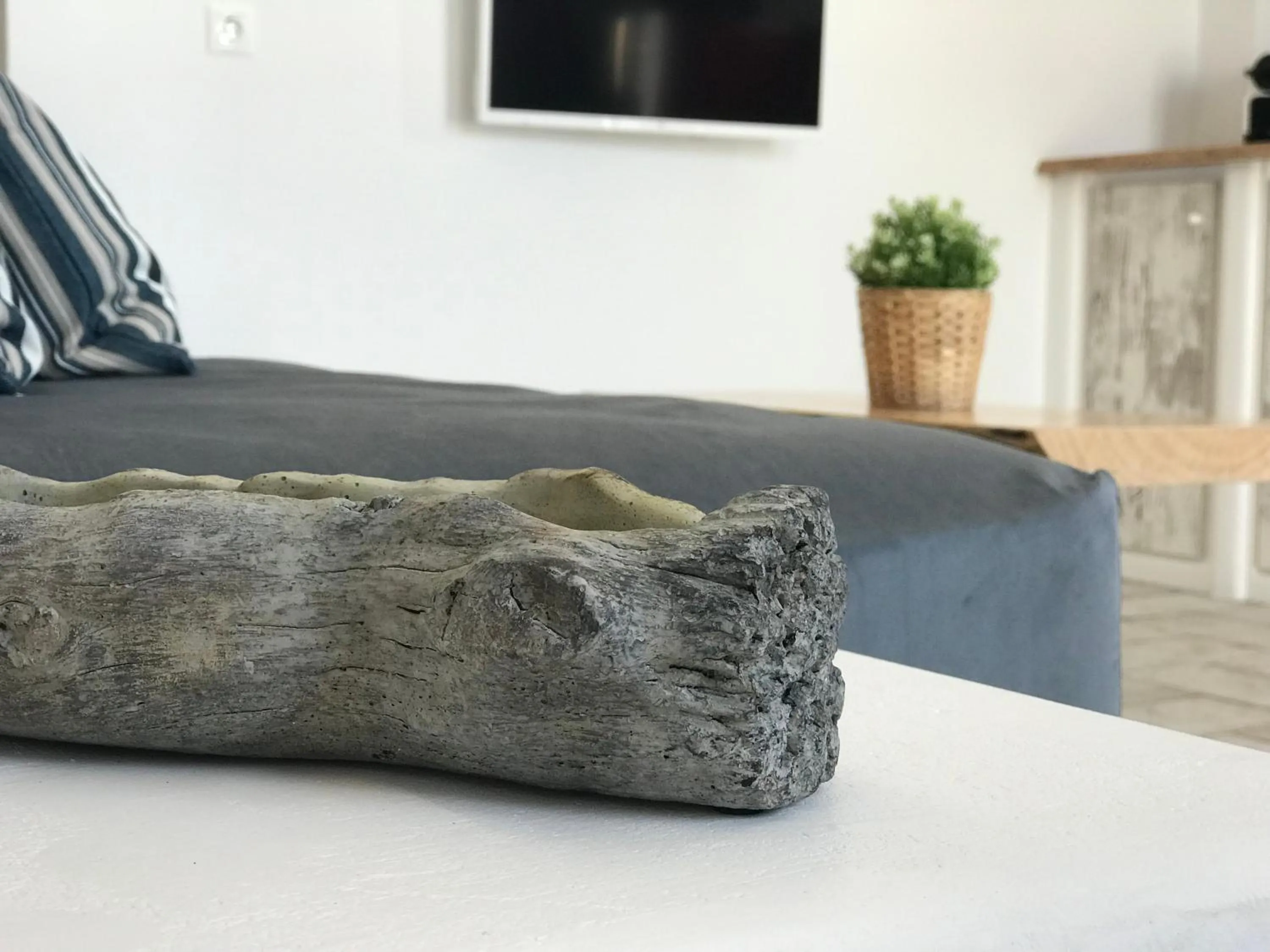 Living room in Elia Residences Santorini