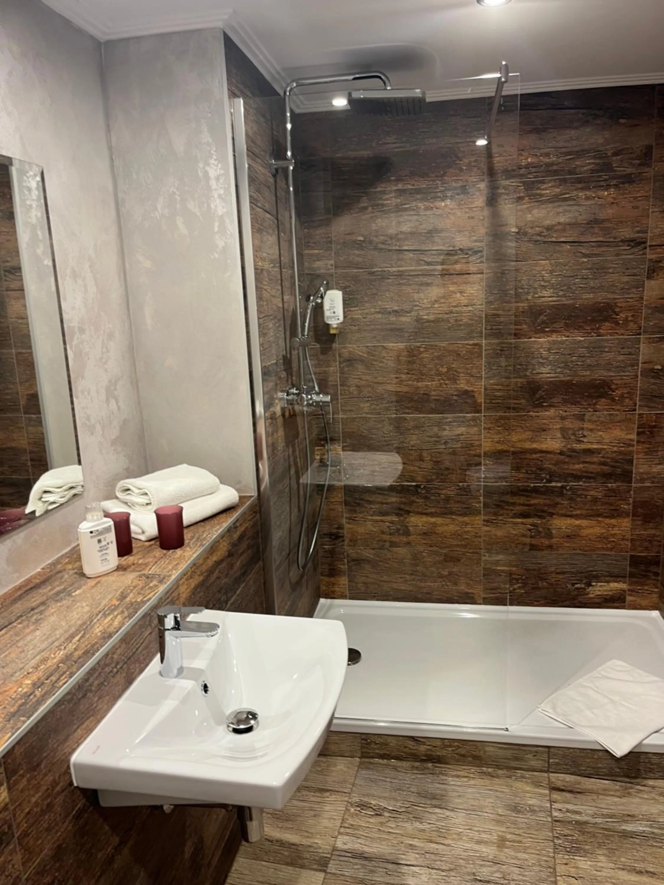 Bathroom in Hotel U Dvou medvídků