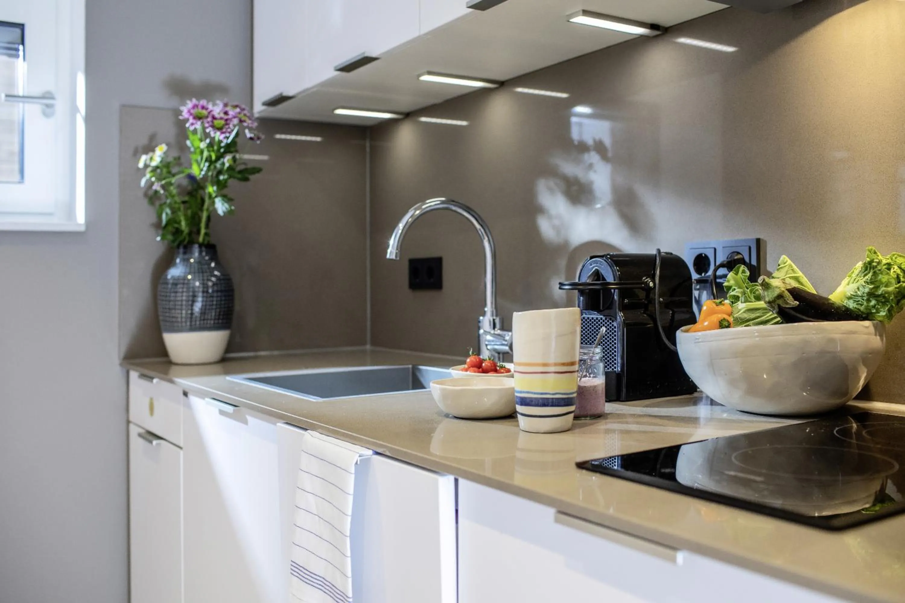 Kitchen or kitchenette in THE FLAG Oskar M.