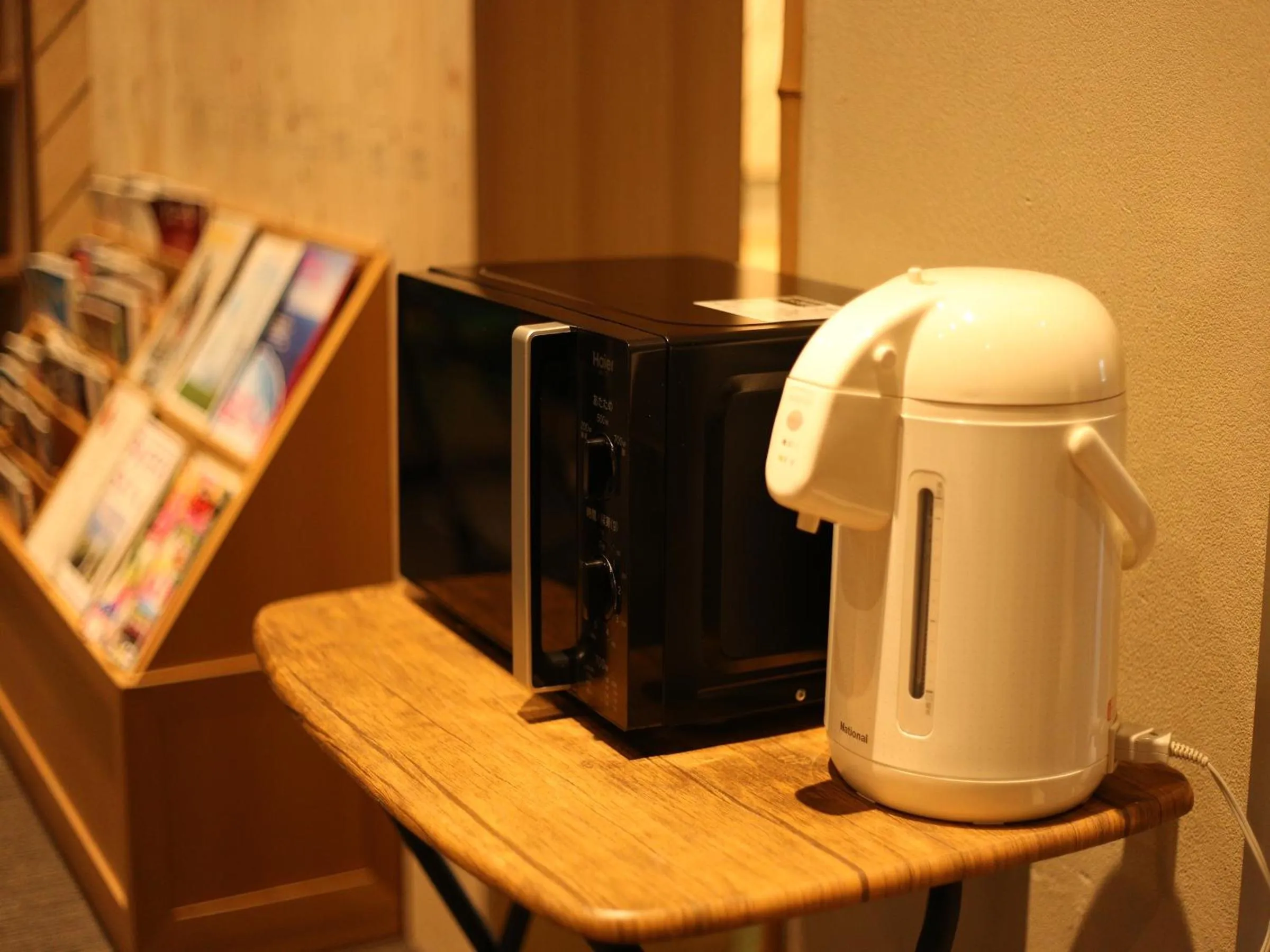 minibar in TRAVEL&BOOK HOTEL HULATONCABIN TAKAMATSU