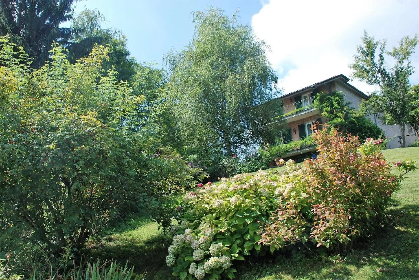 Garden in la casa in collina