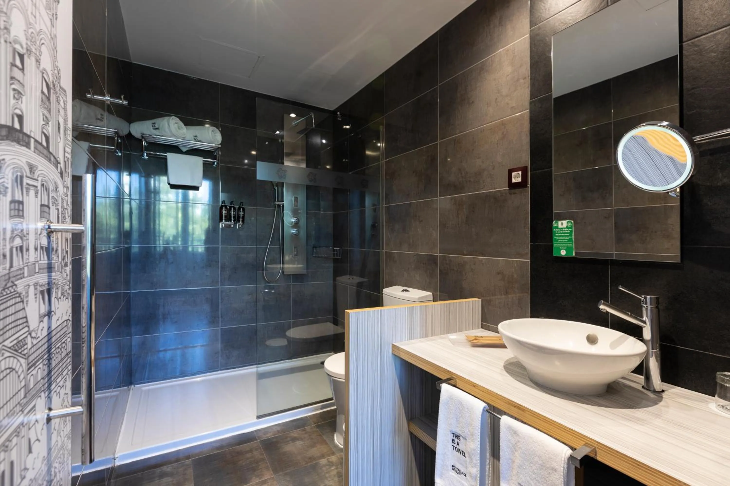 Bathroom in Petit Palace Santa Bárbara