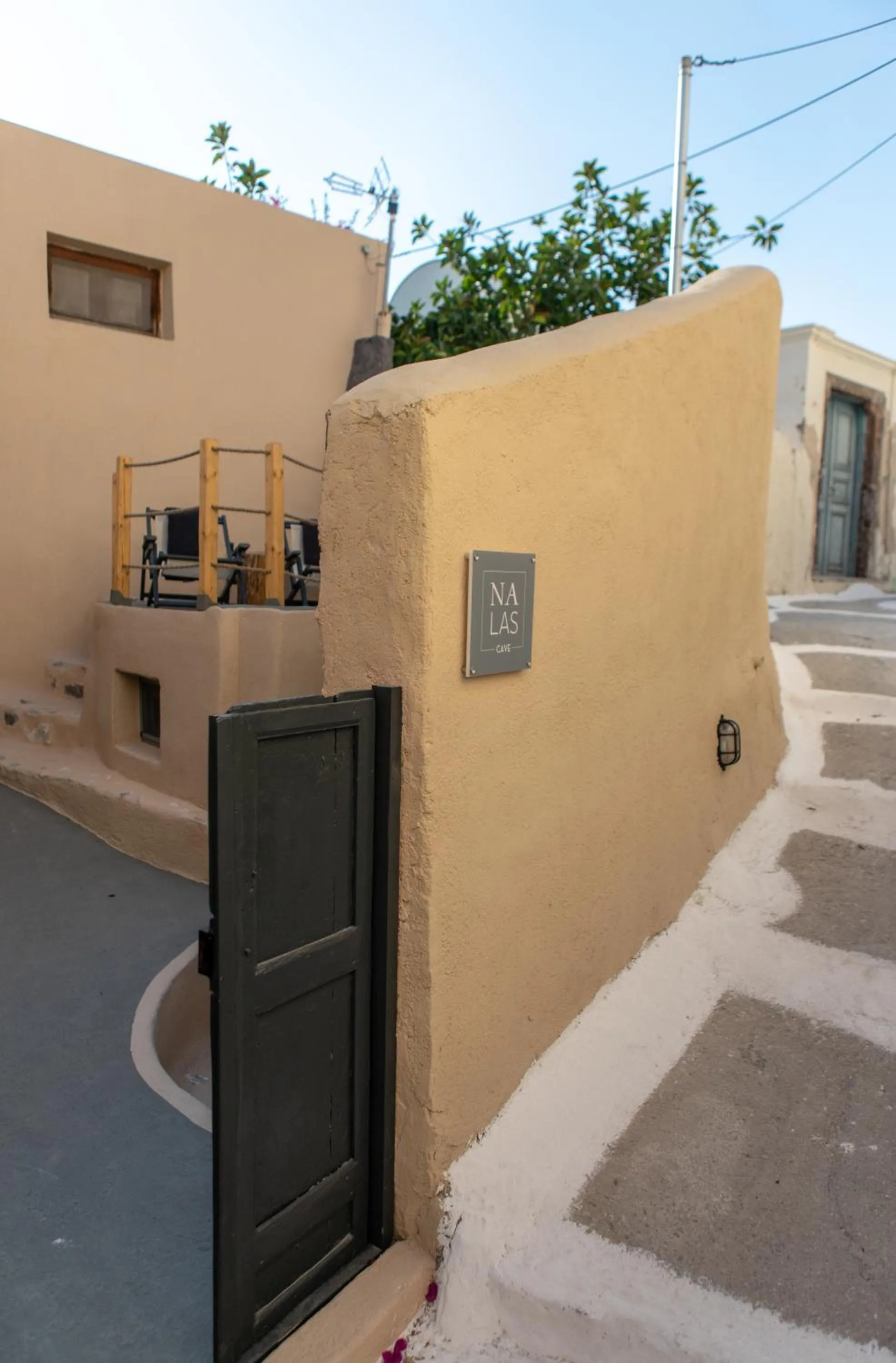 Patio in Nalas Suites