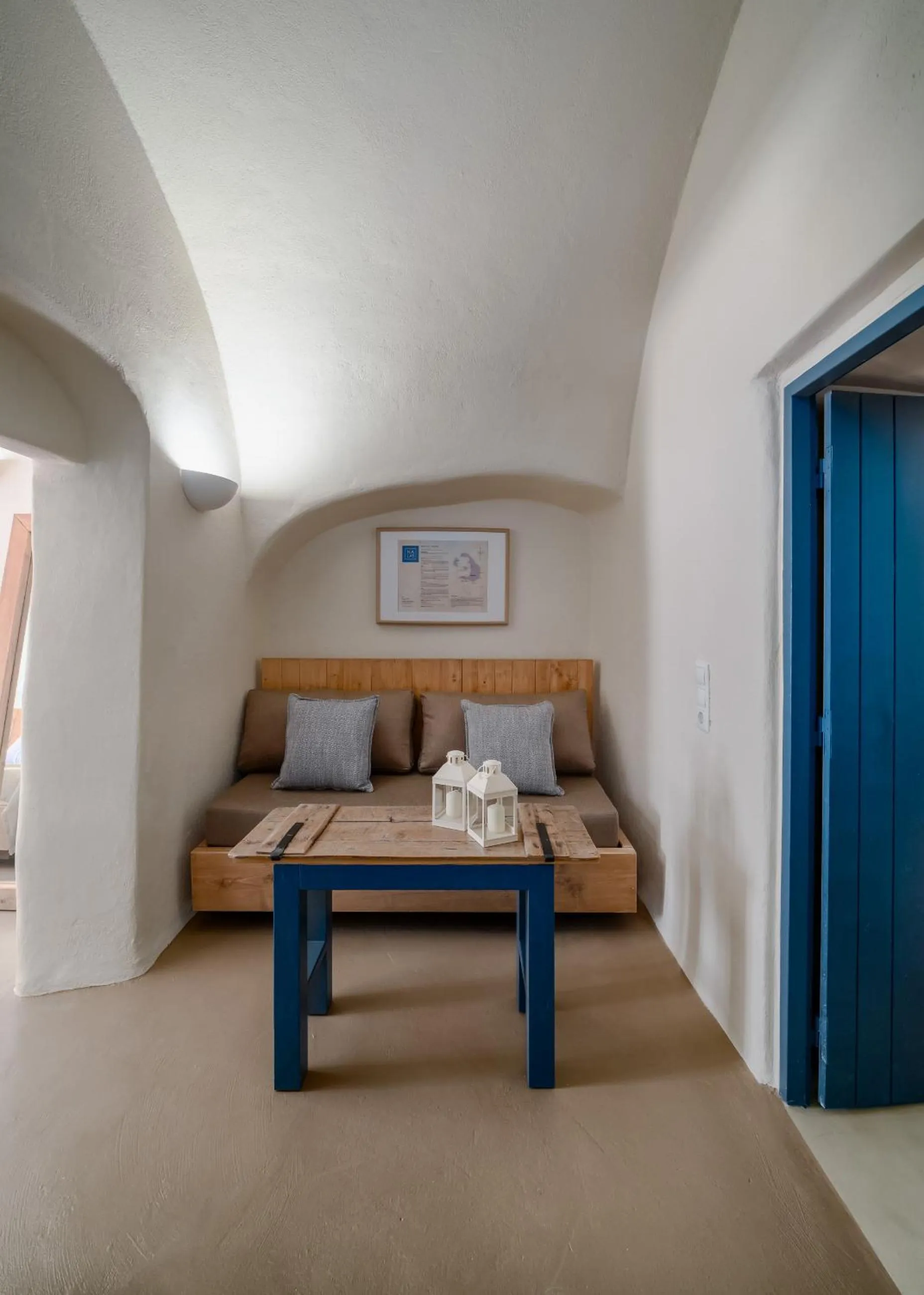 Kitchen or kitchenette in Nalas Suites