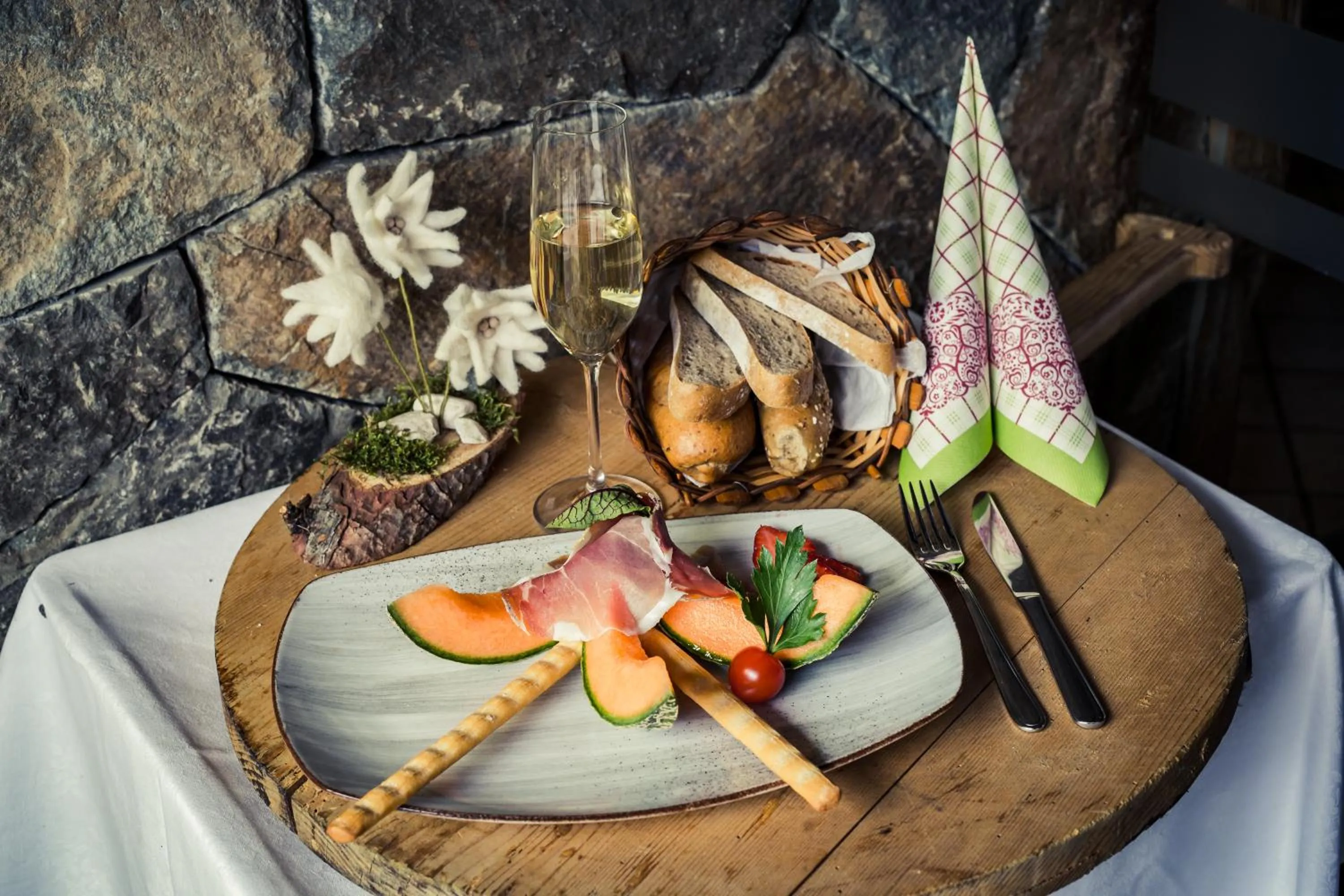 Food and drinks in Hotel Residence Gasser