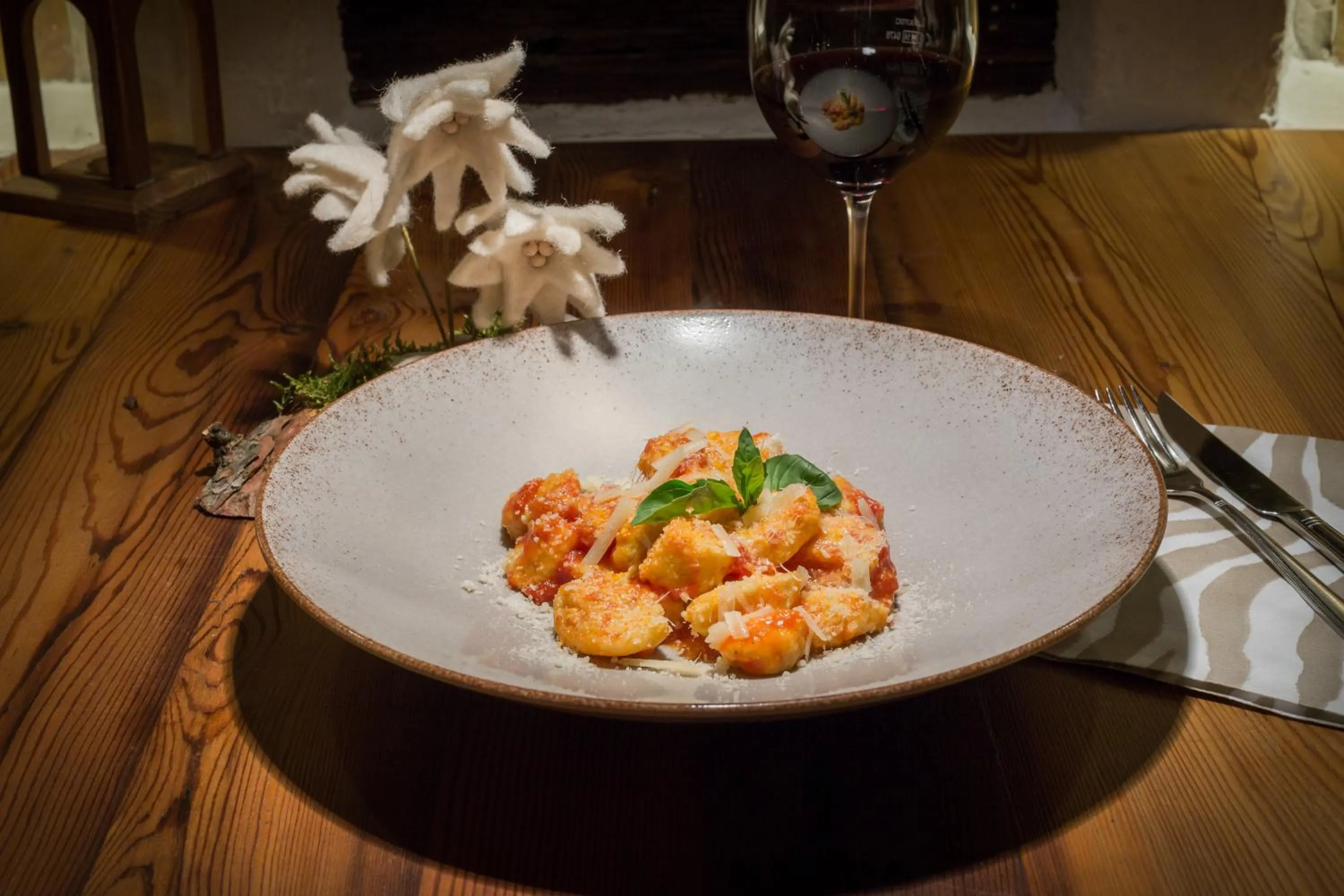 Food close-up in Hotel Residence Gasser