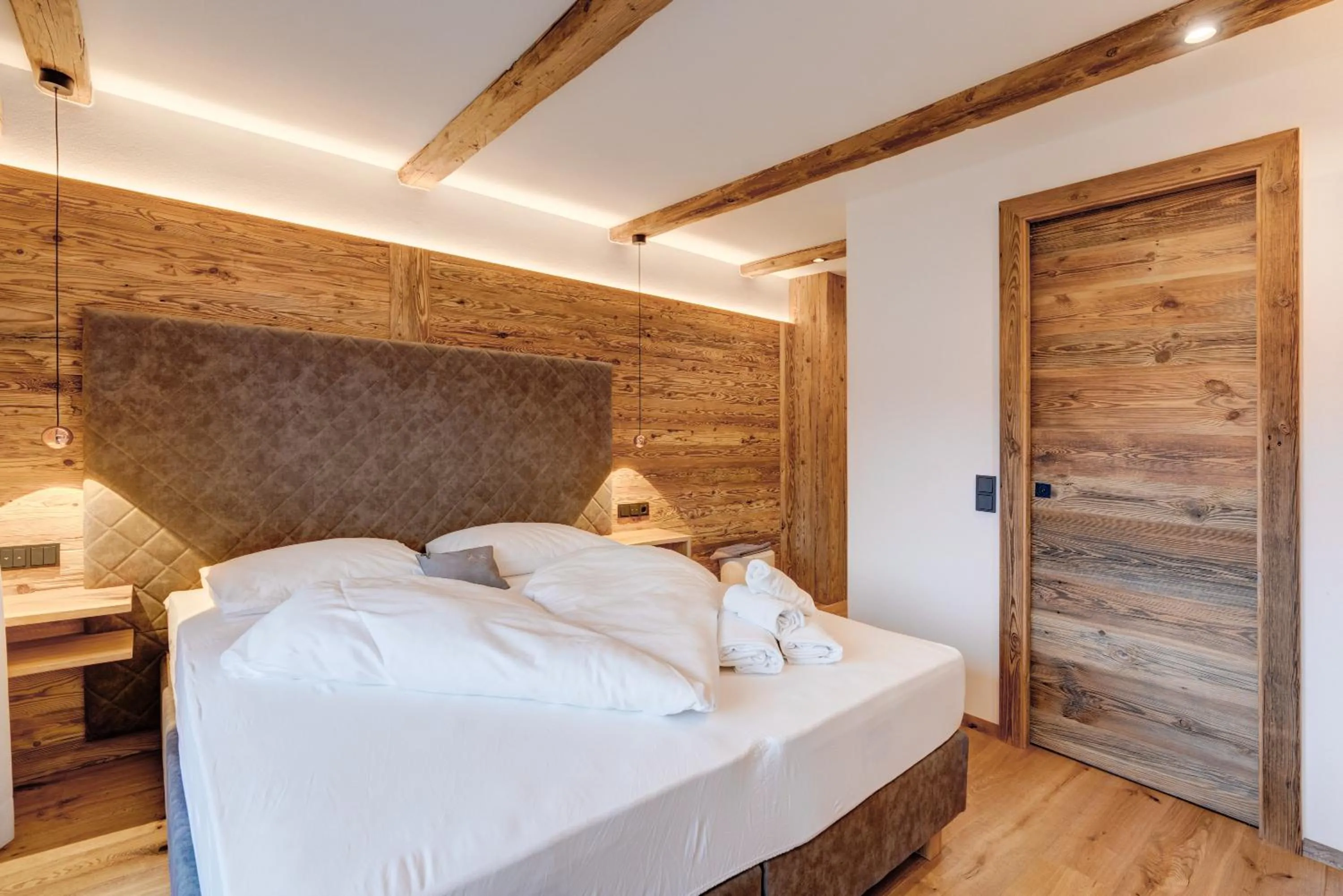 Bed in Hotel Residence Gasser