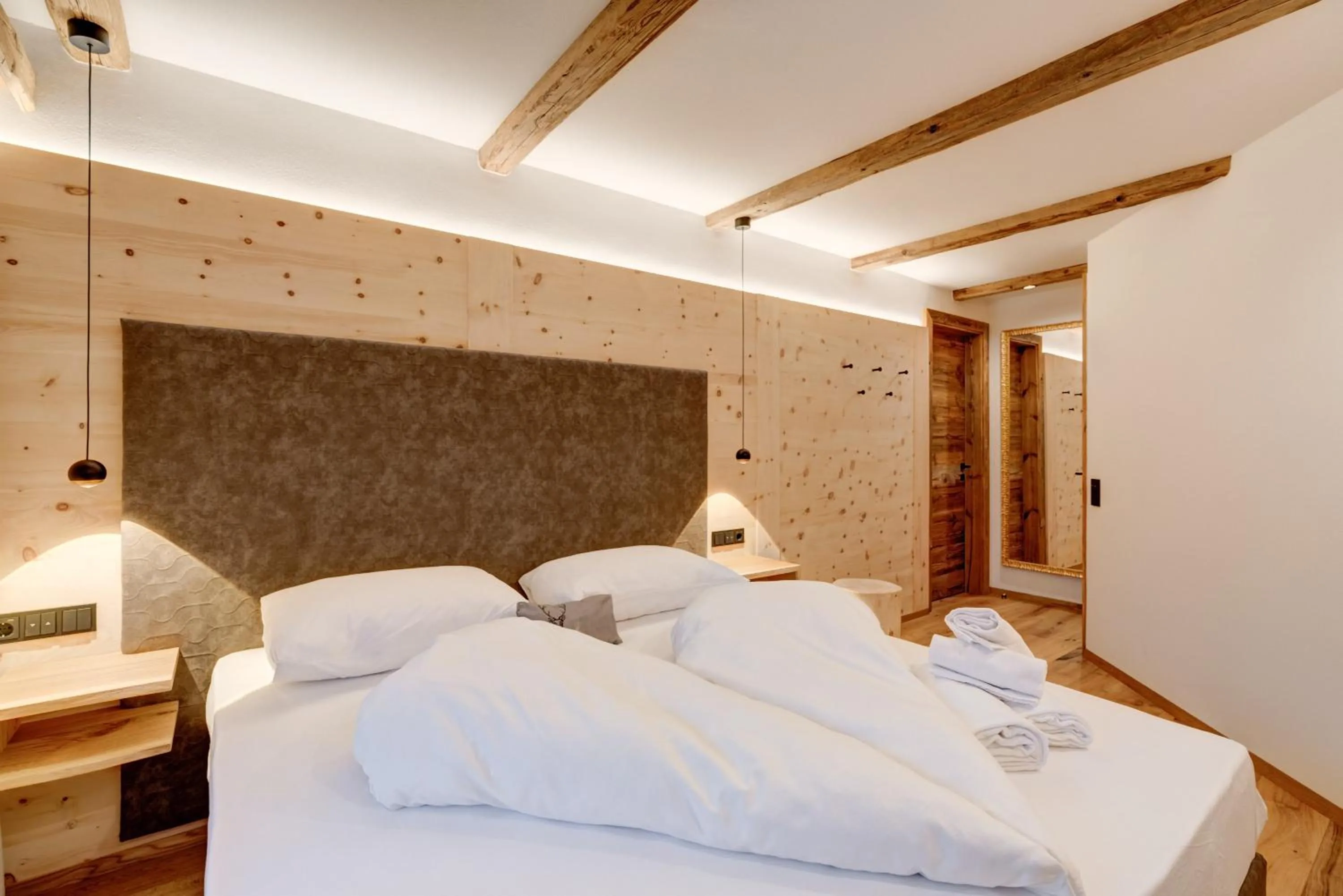 Bed in Hotel Residence Gasser