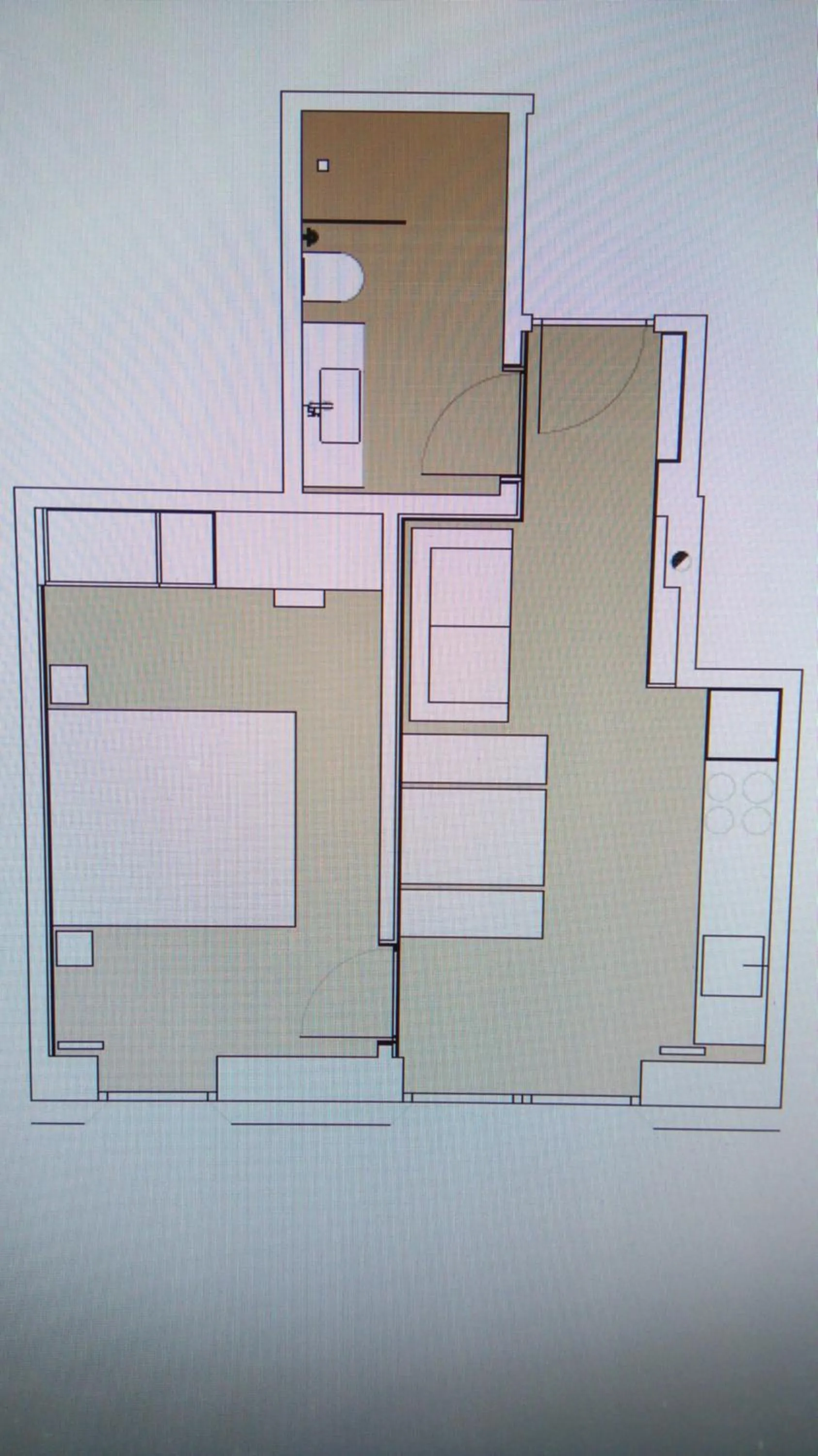 Photo of the whole room in Residence Larciunei