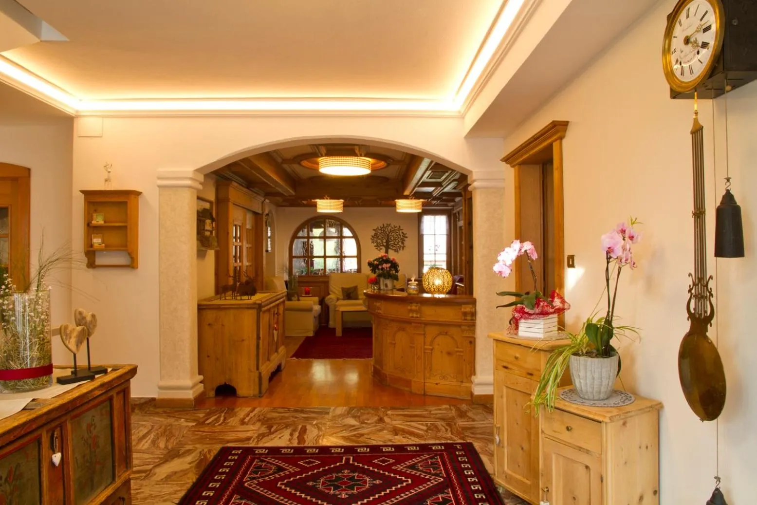 Lobby or reception in Hotel Erika