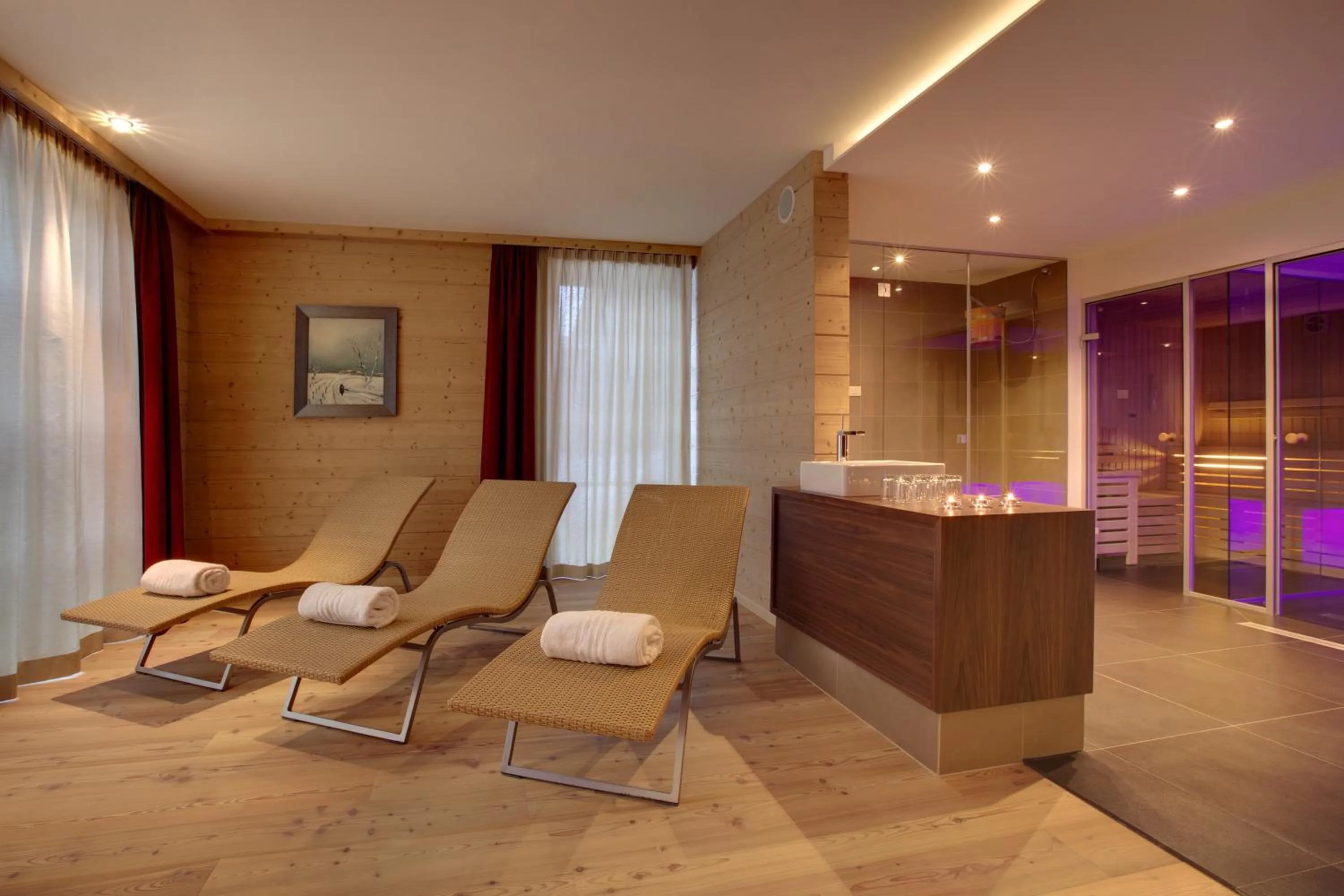 Sauna in Hotel Erika