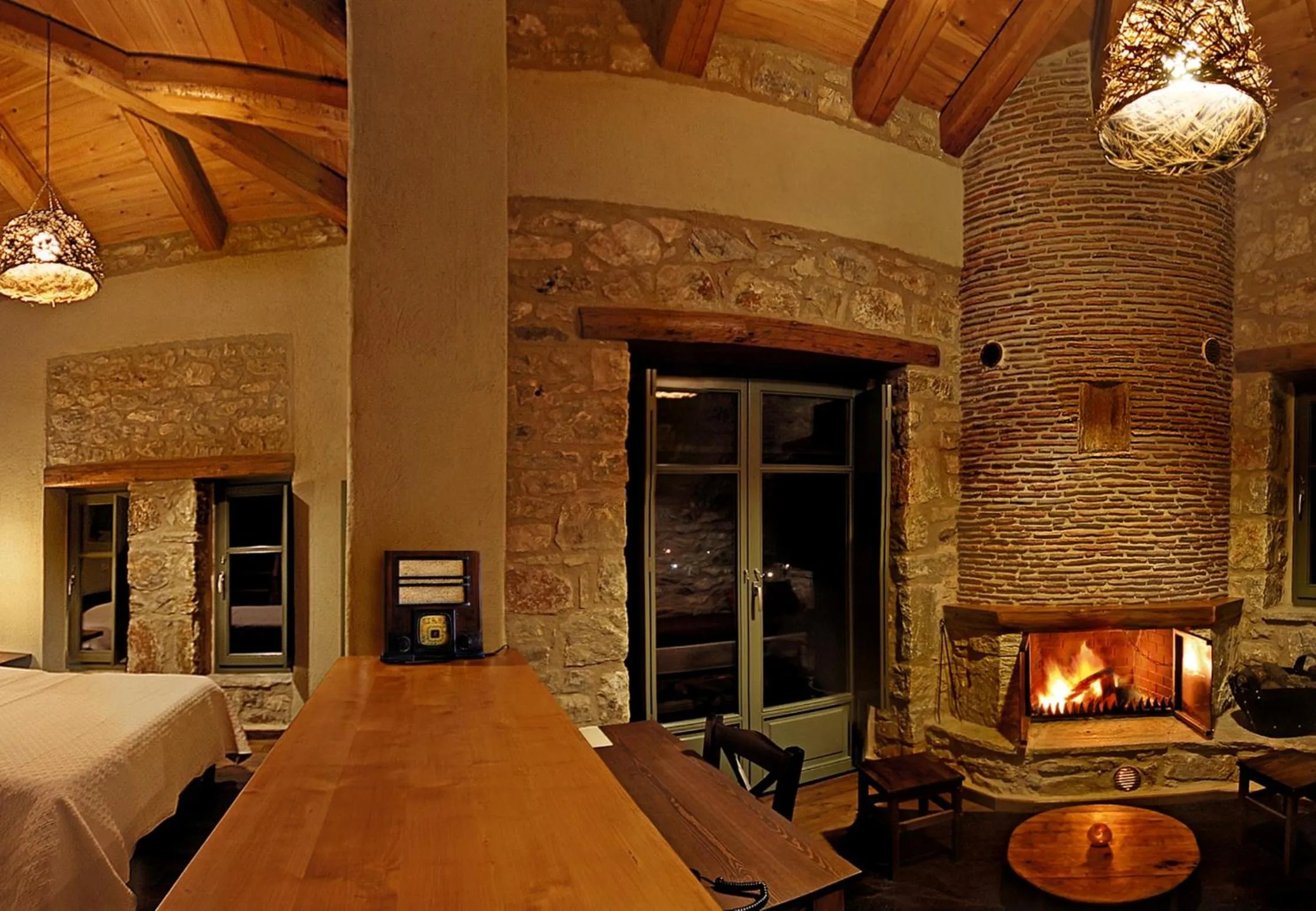 Living room, Bed in Pritanio