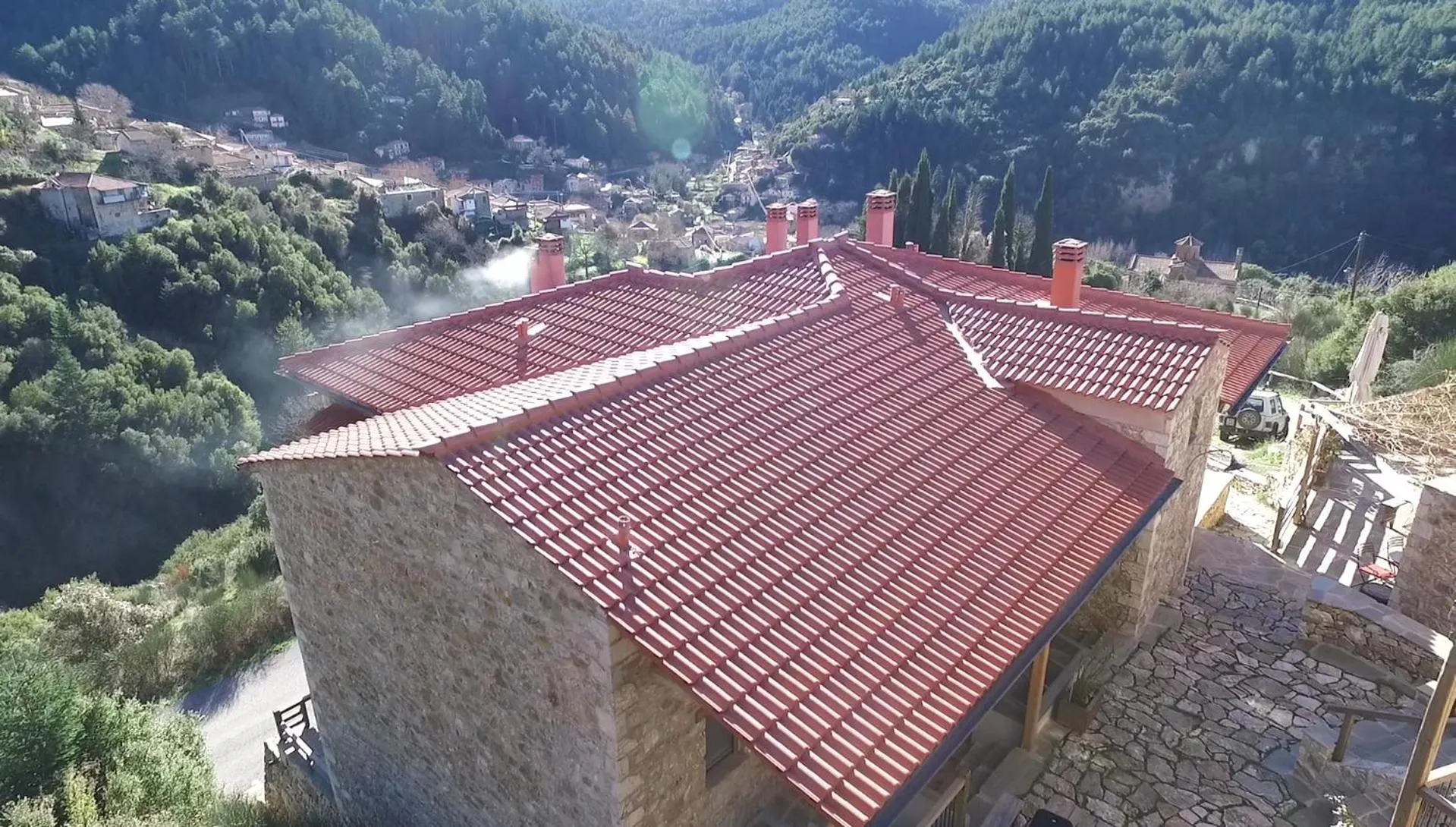Bird's eye view in Pritanio