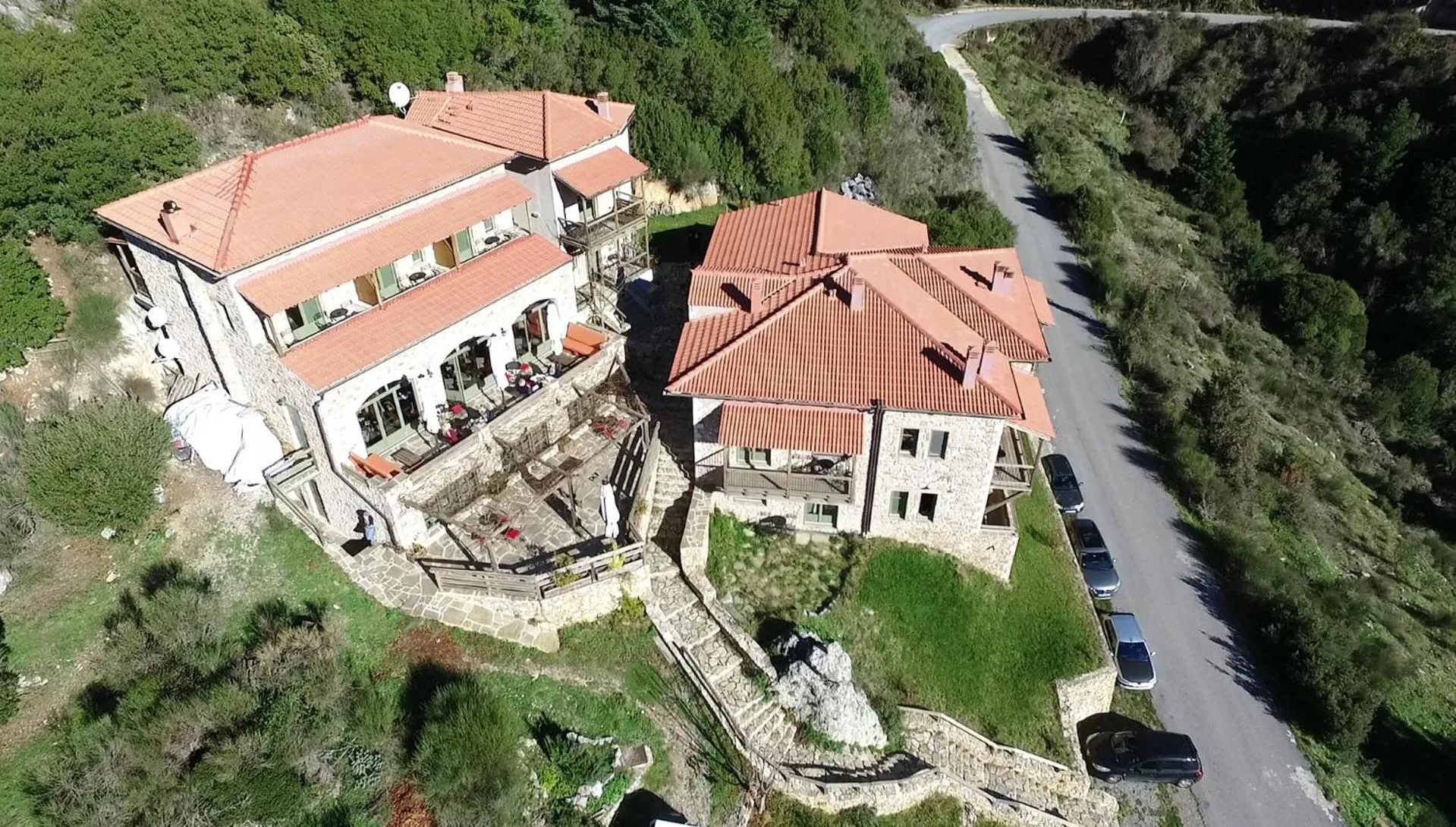 Bird's eye view in Pritanio