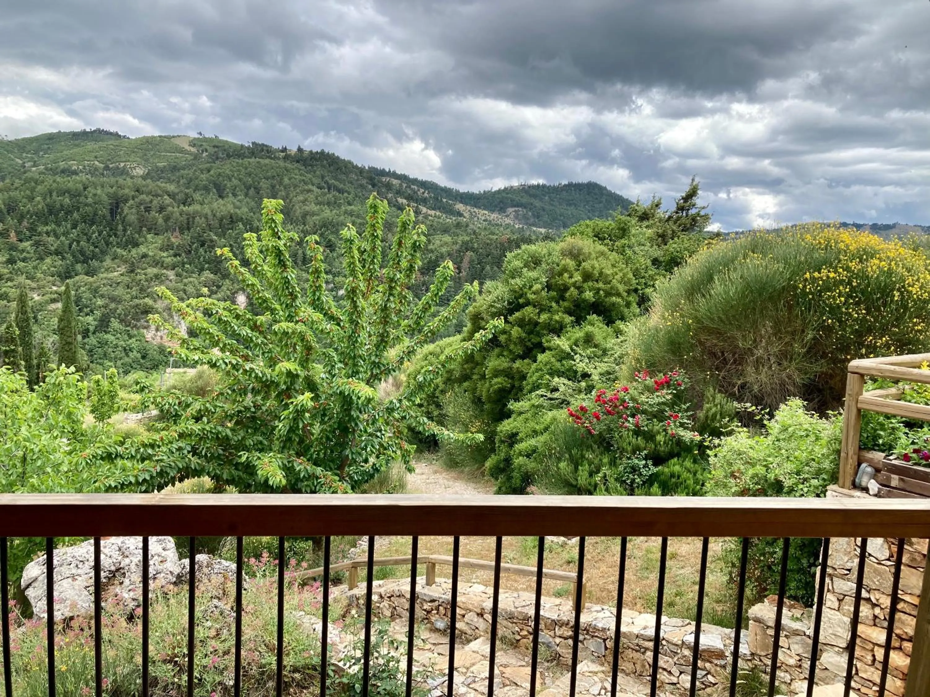 Garden view in Pritanio