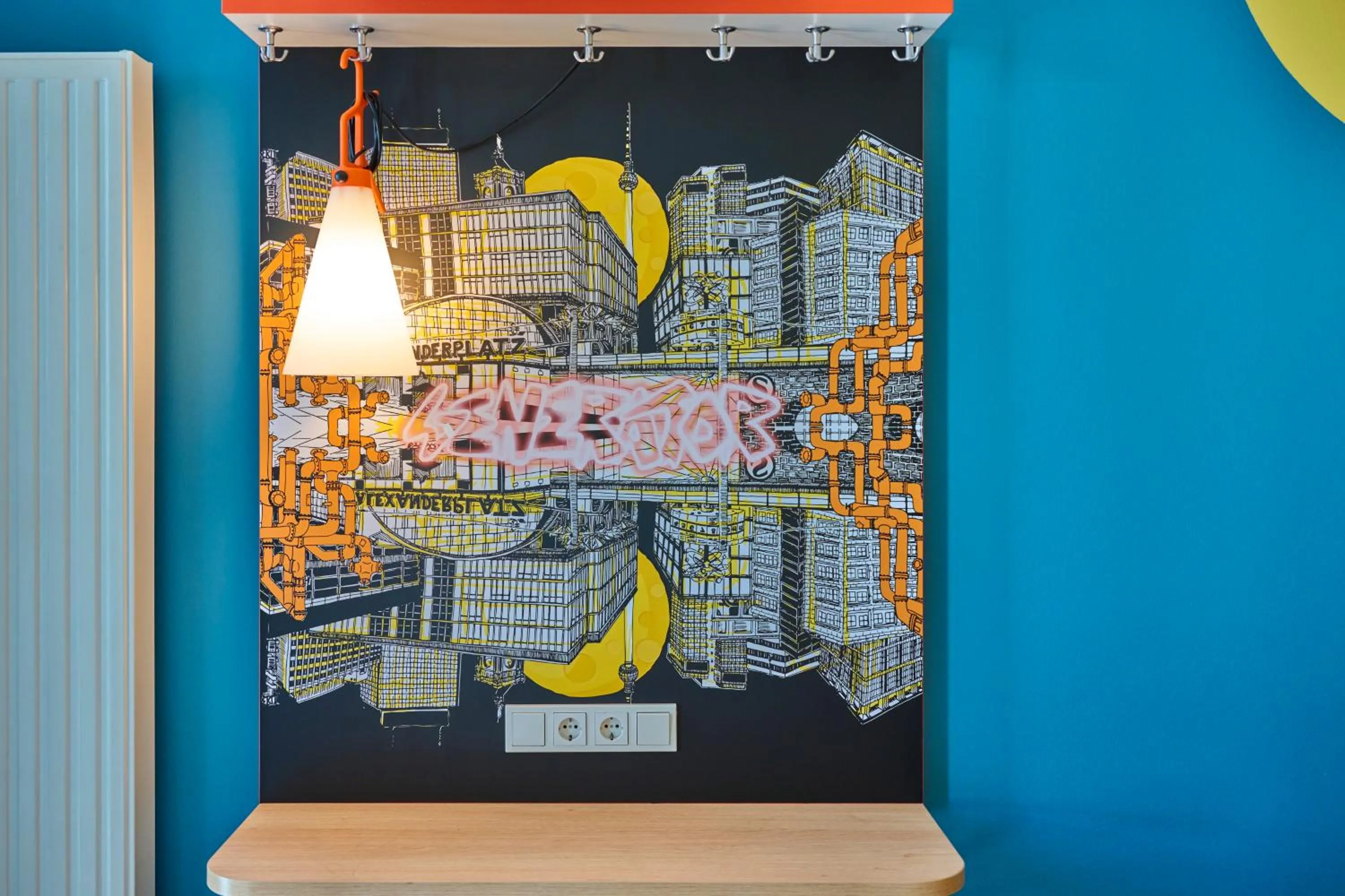 Bedroom in Generator Berlin Alexanderplatz