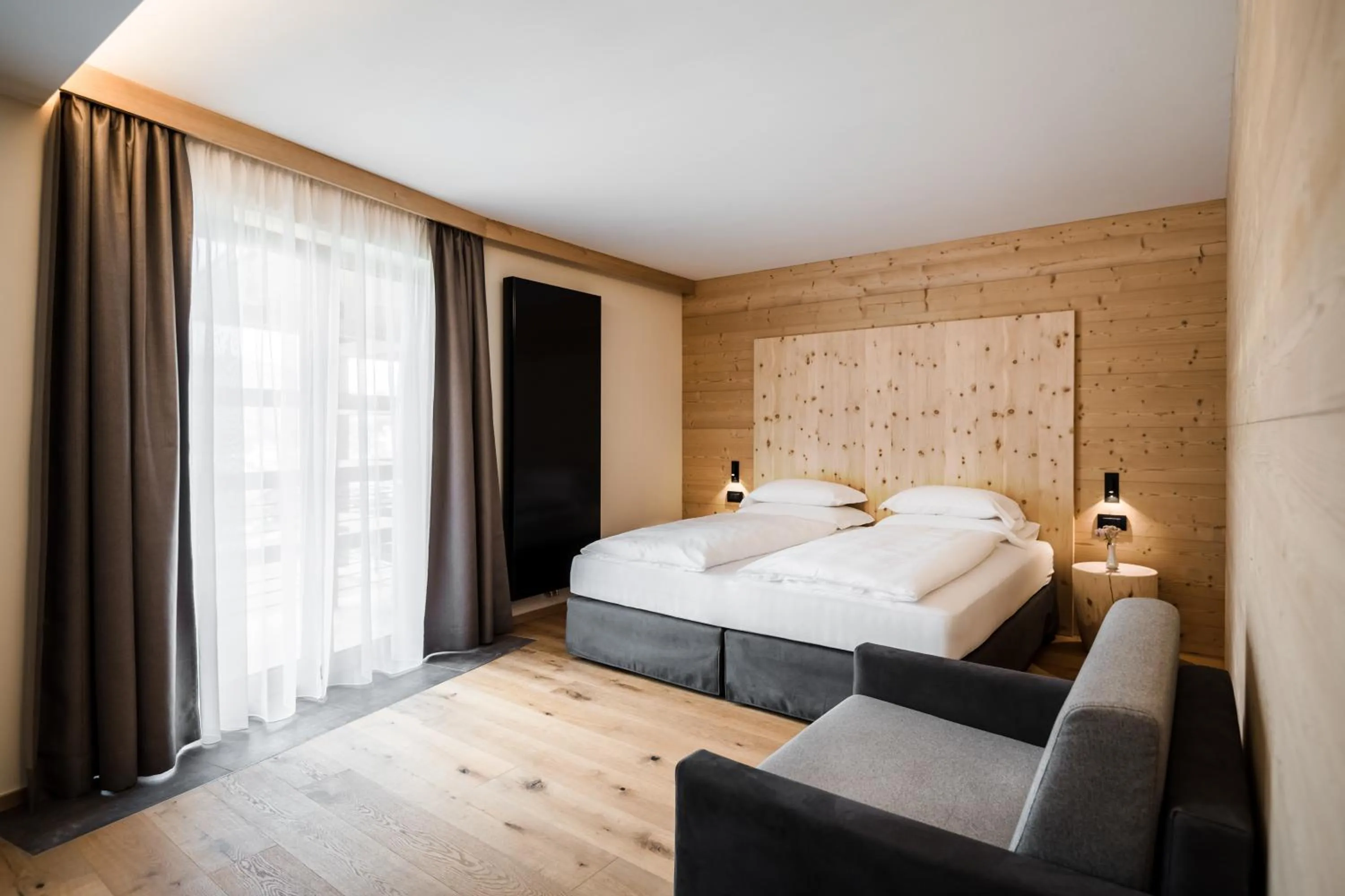 Bedroom, Bed in Hotel Mareo Dolomites