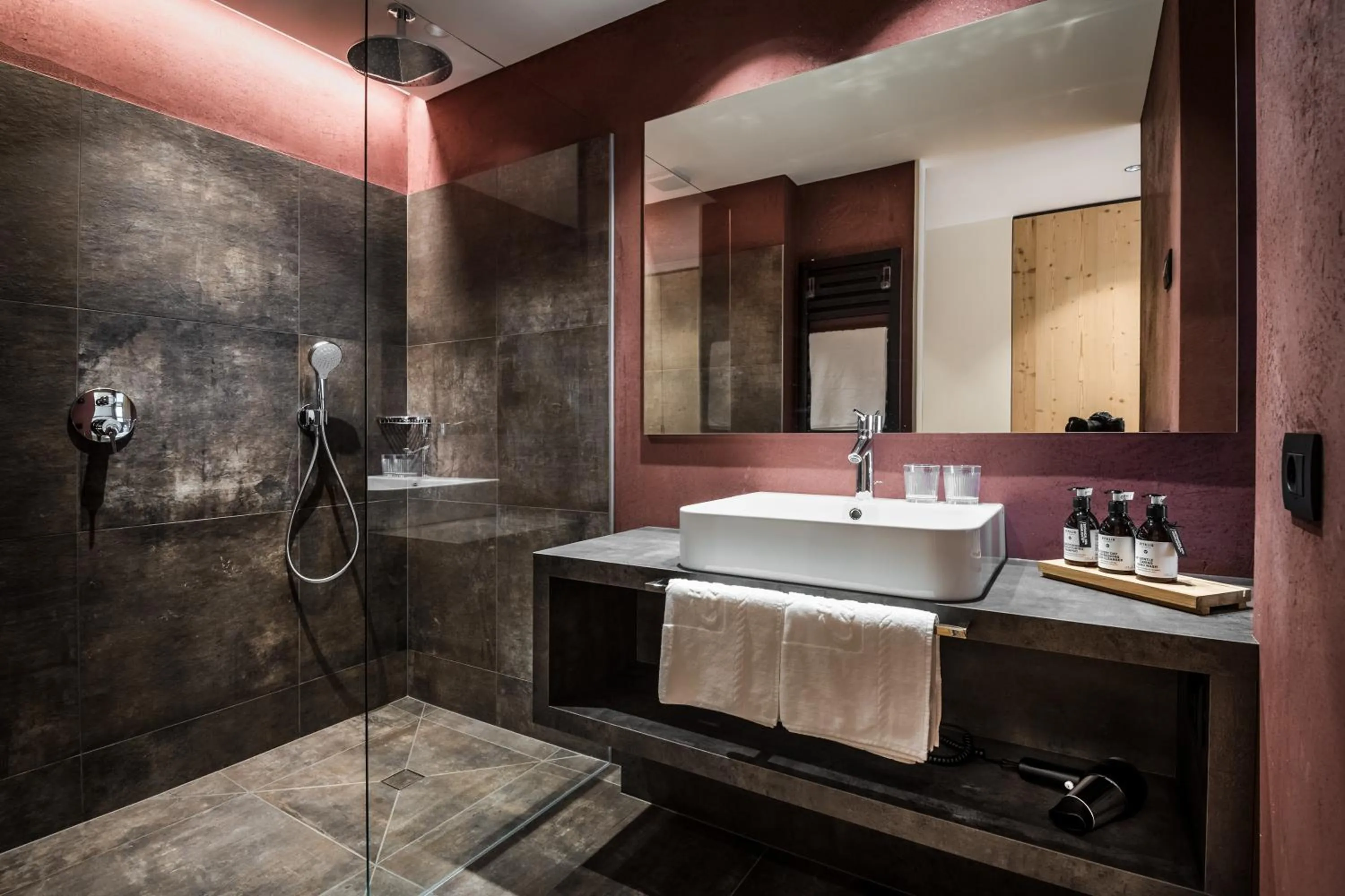 Shower in Hotel Mareo Dolomites