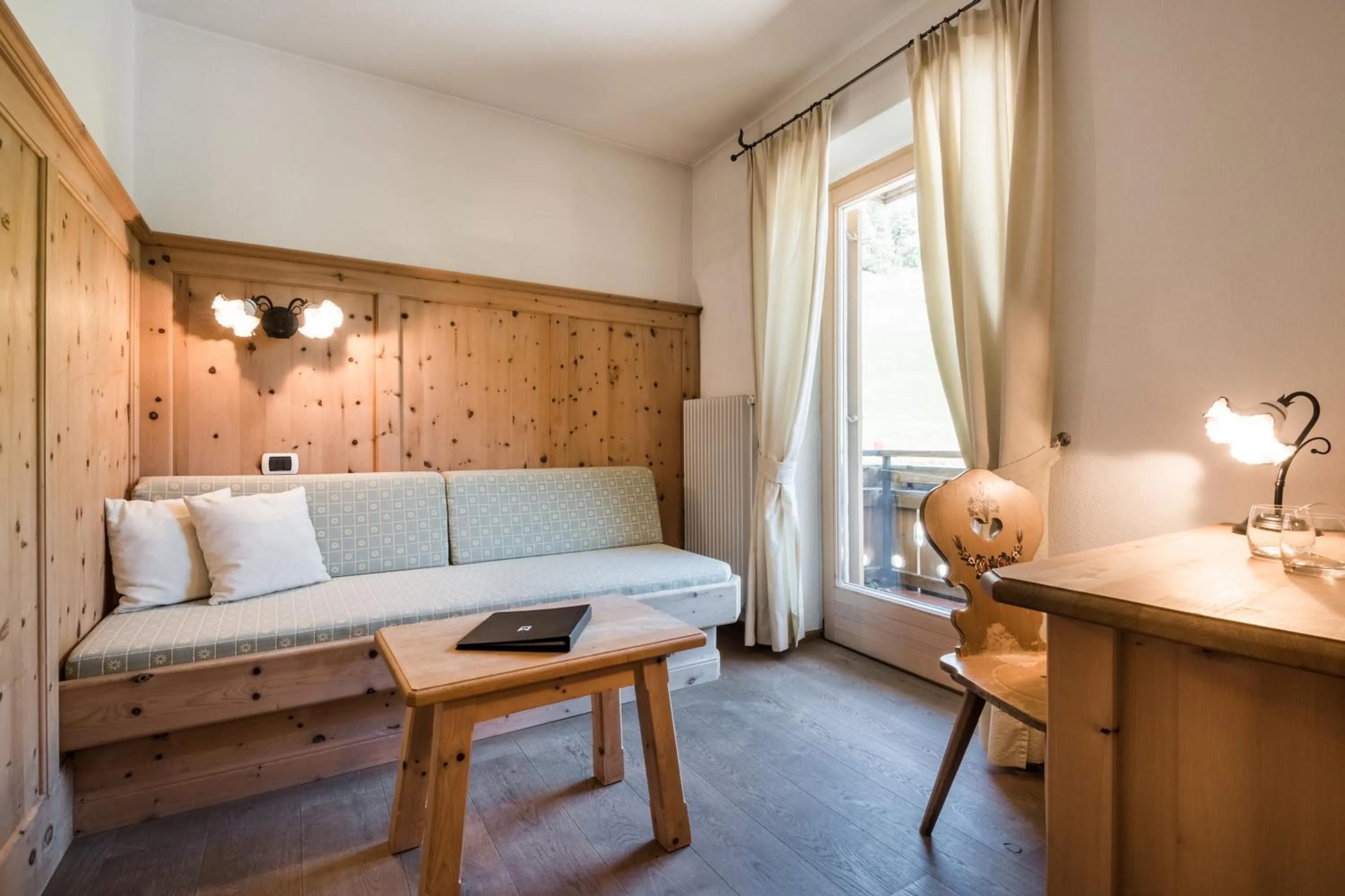 Living room in Hotel Mareo Dolomites