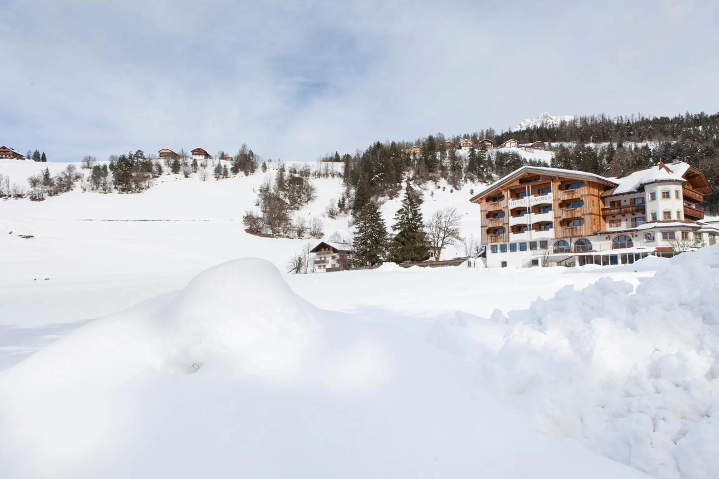 Facade/entrance in Hotel Mareo Dolomites