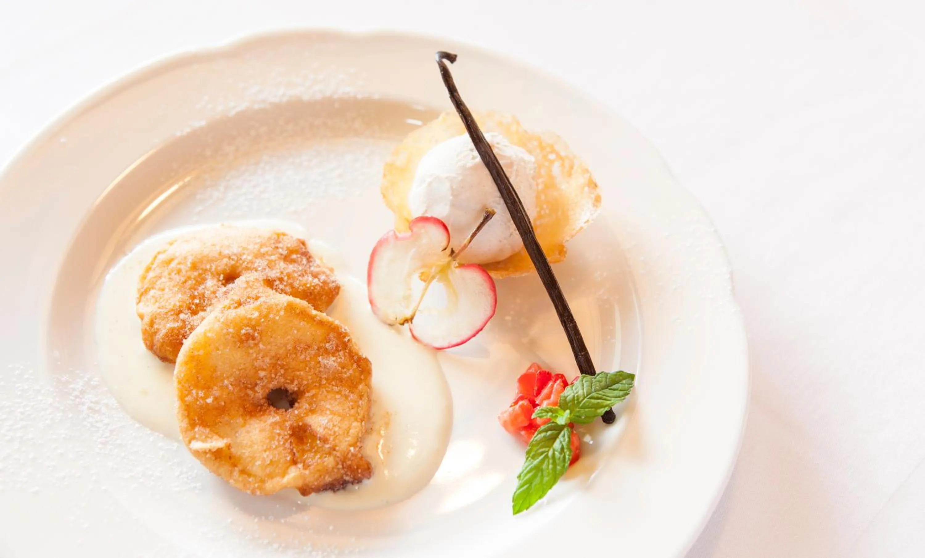 Food close-up in Hotel Mareo Dolomites