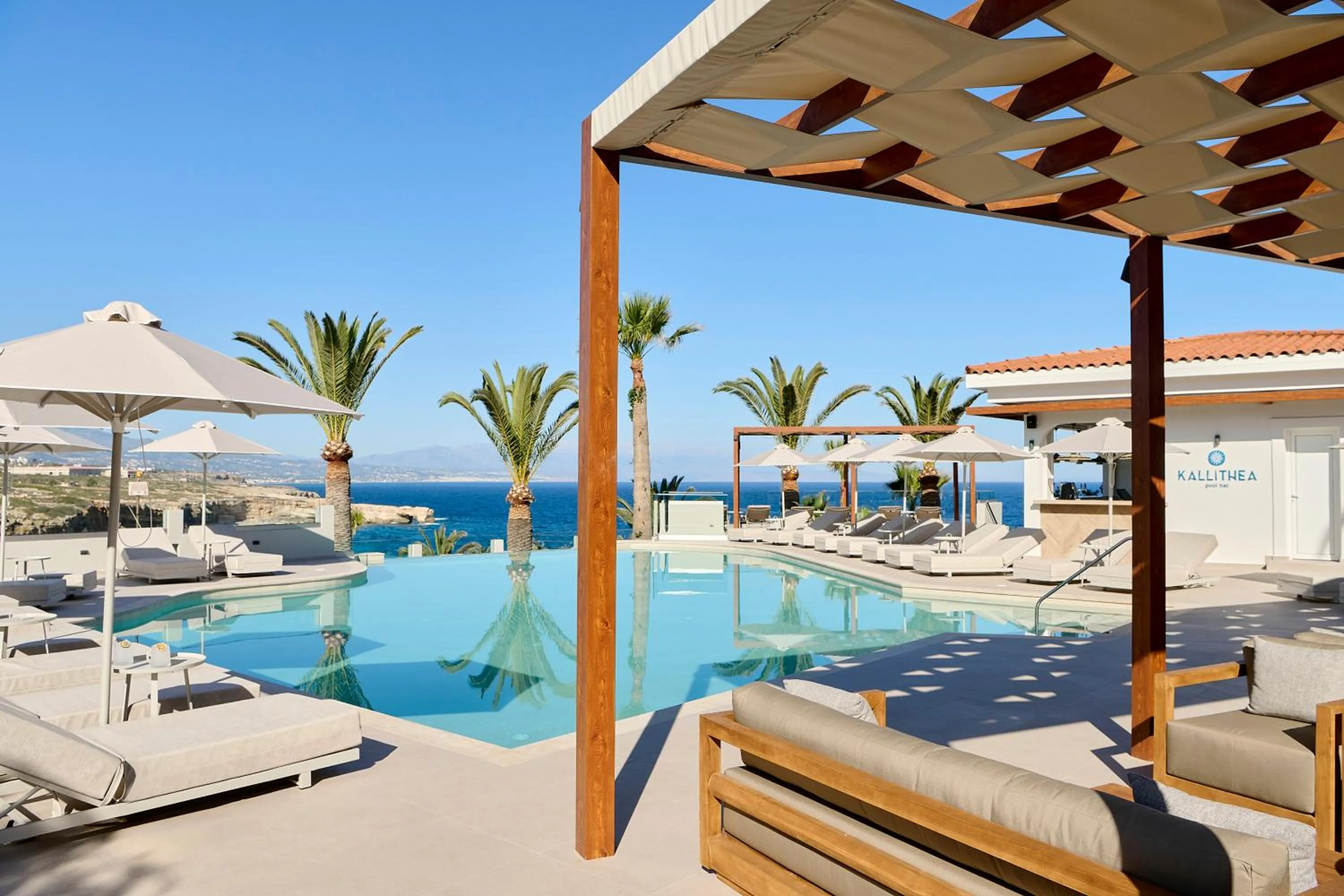 Pool view in Iberostar Waves Creta Panorama & Mare