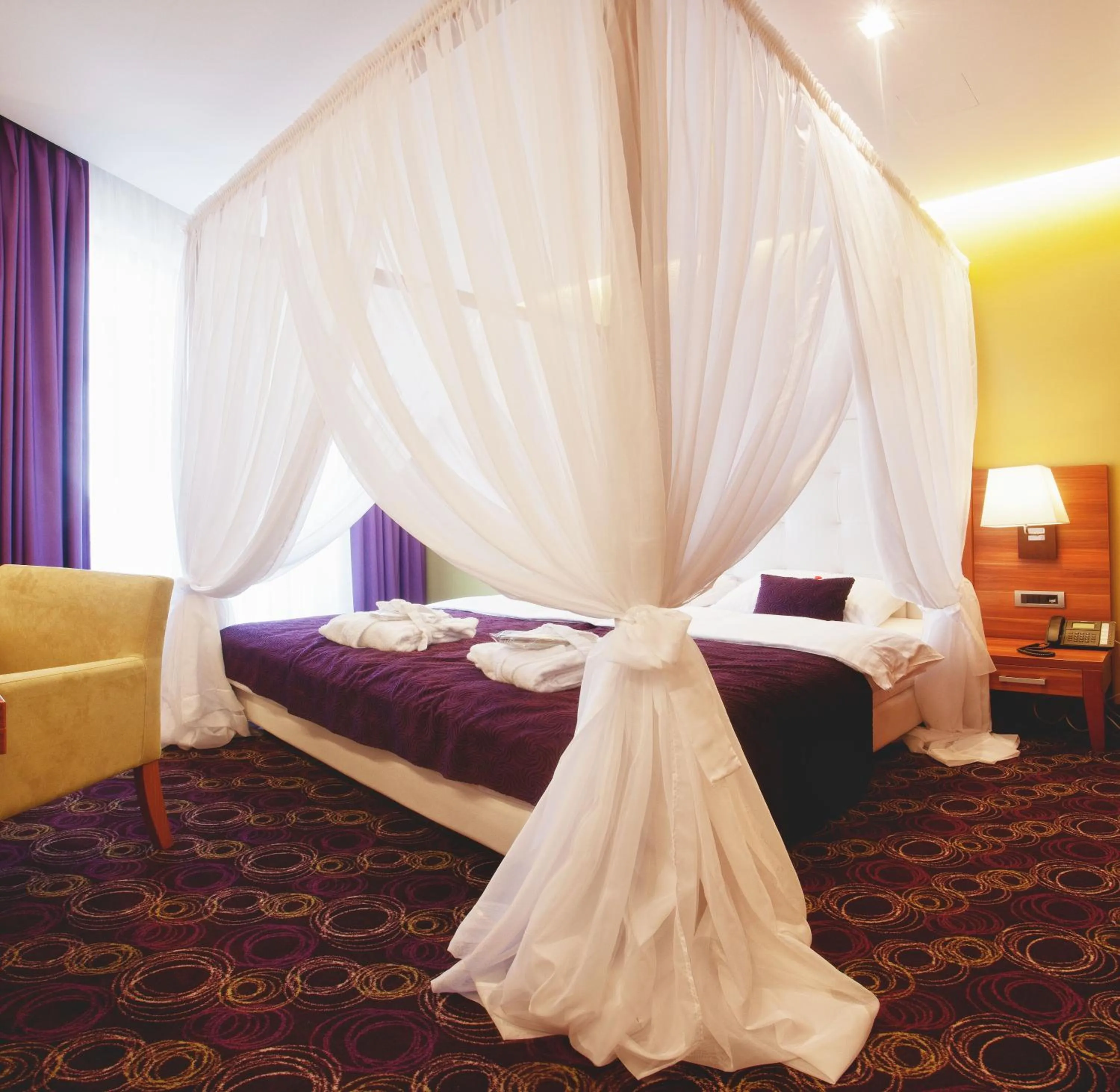 Bedroom, Bed in Hotel Sport