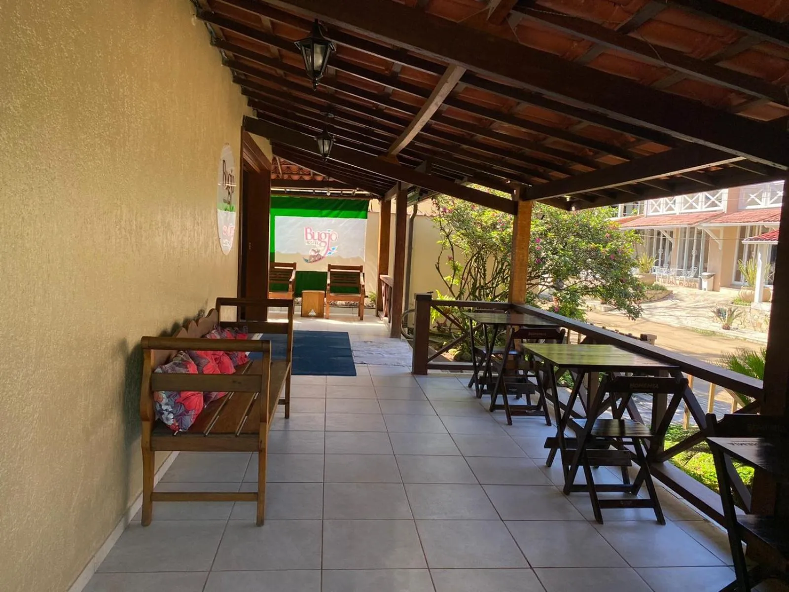 Patio in Pousada Bugio