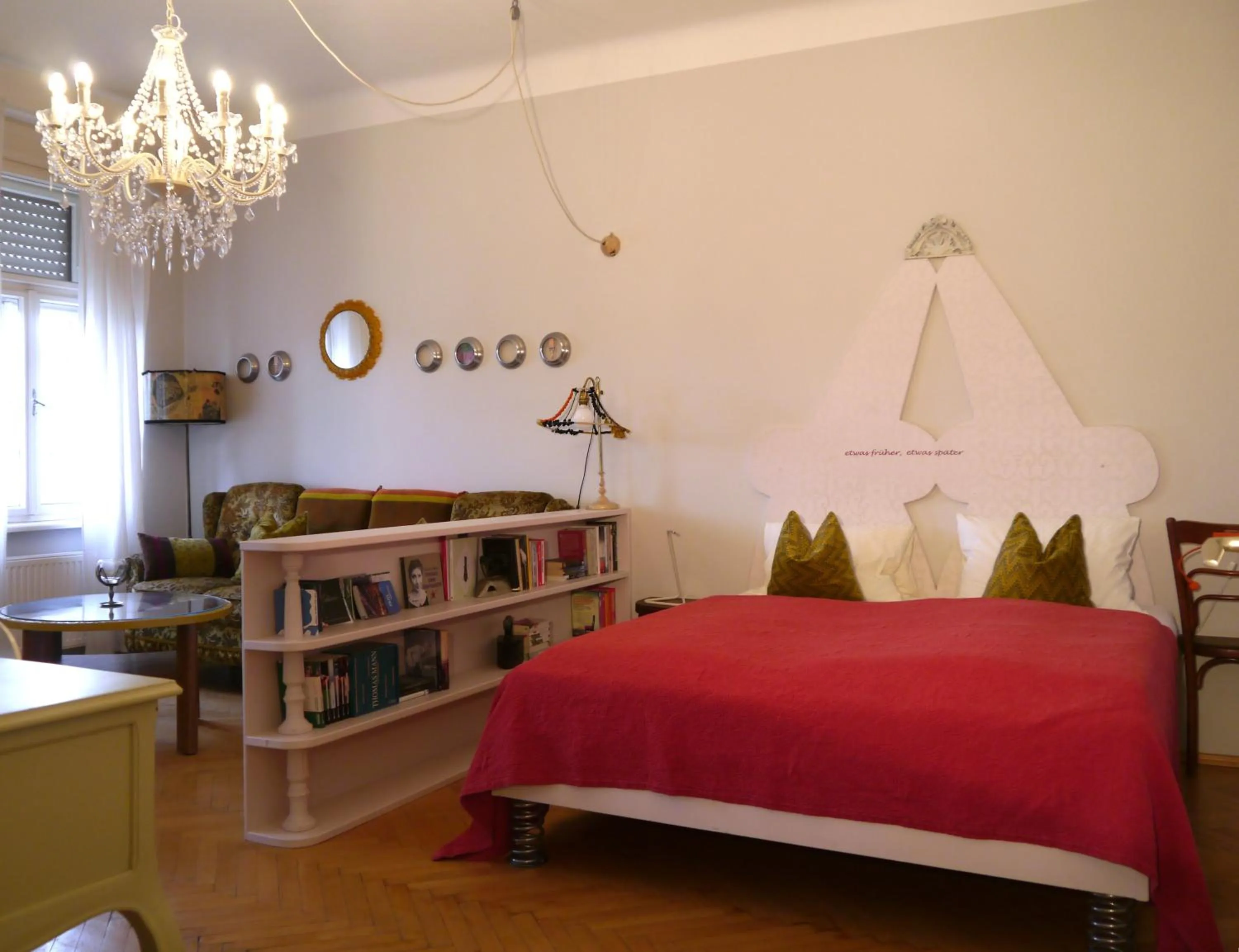Living room, Bed in Altstadthaus Cityappartements