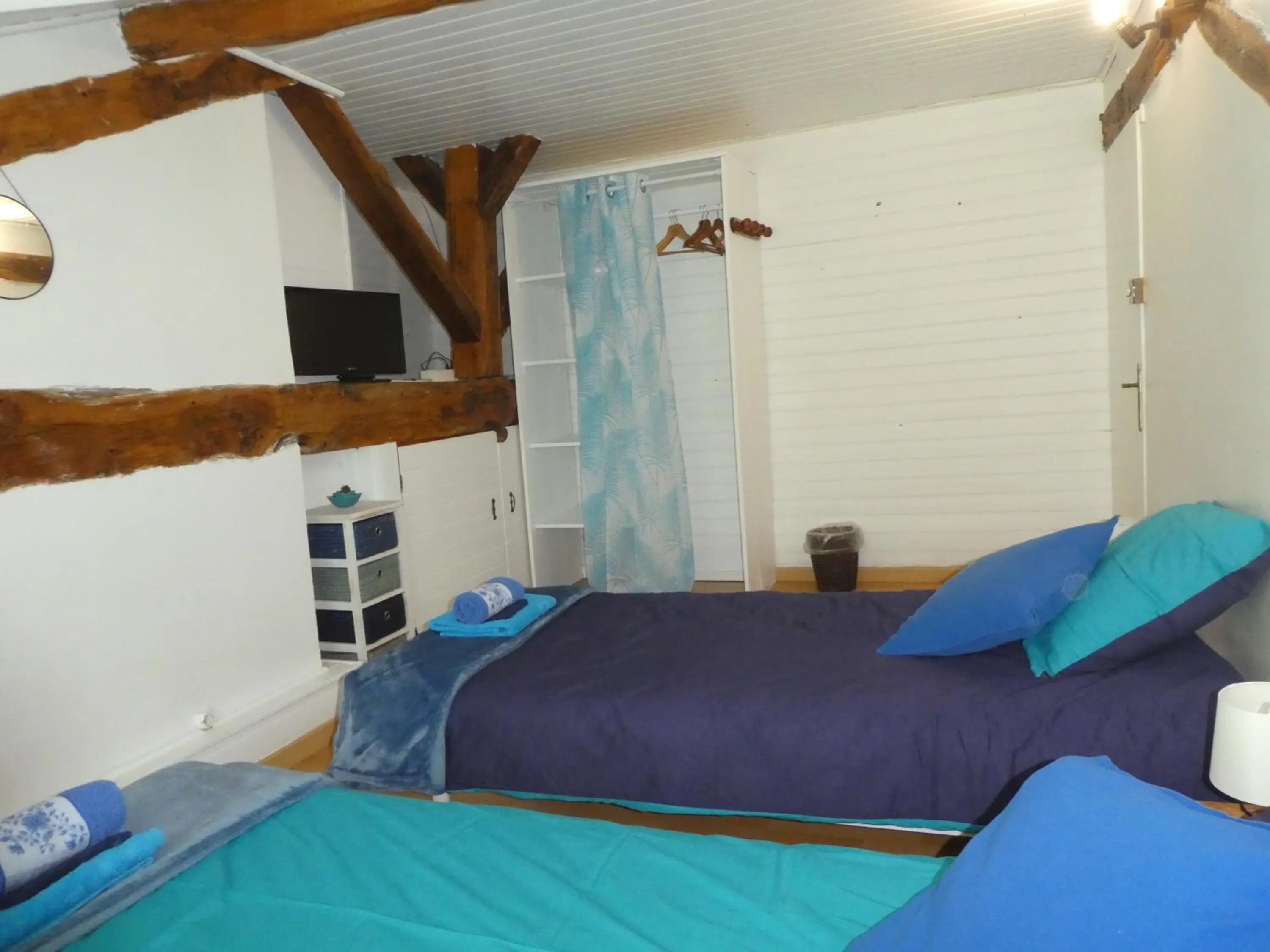 Bed in Les chambres du Ladoux