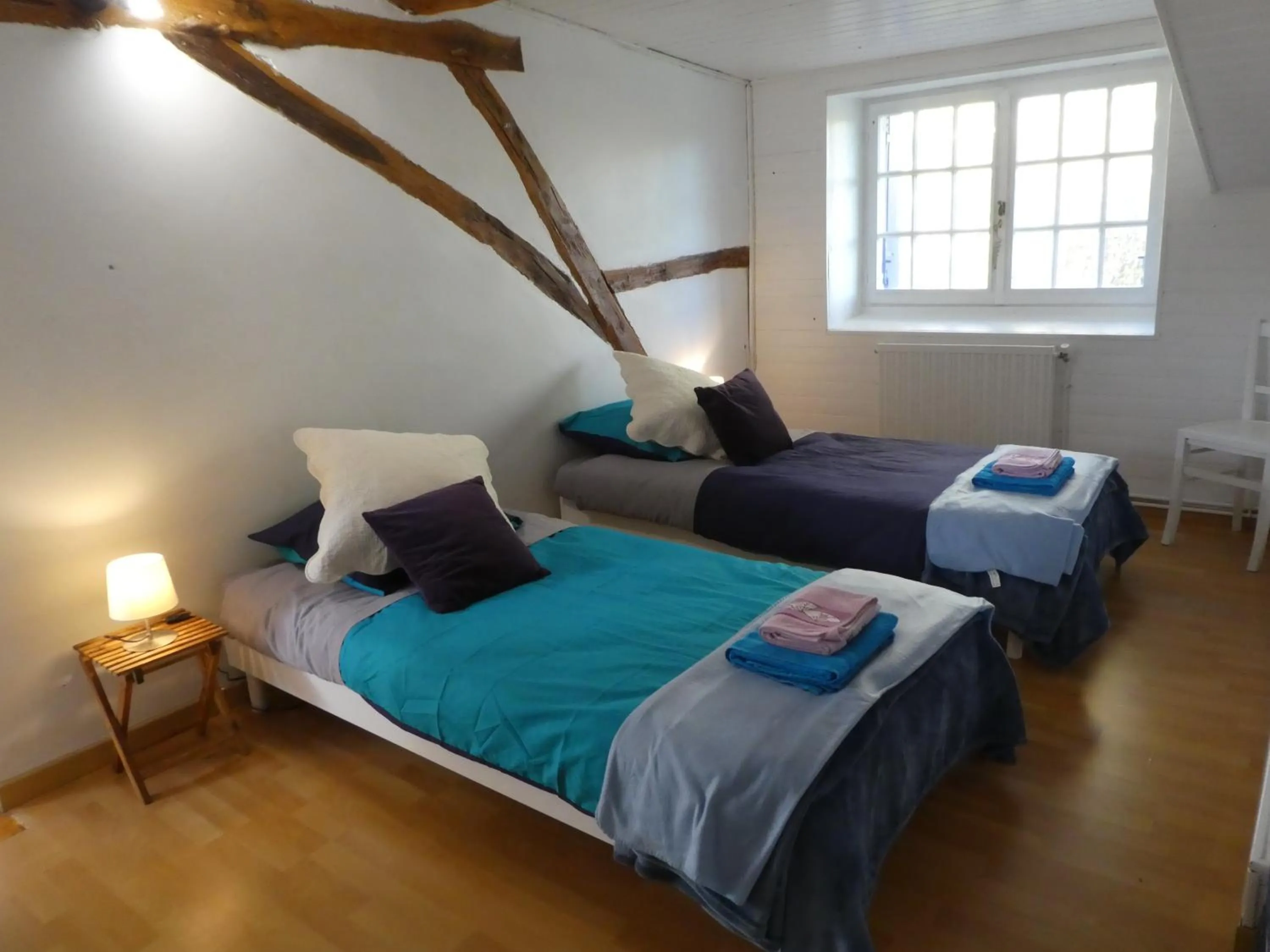 Bed in Les chambres du Ladoux