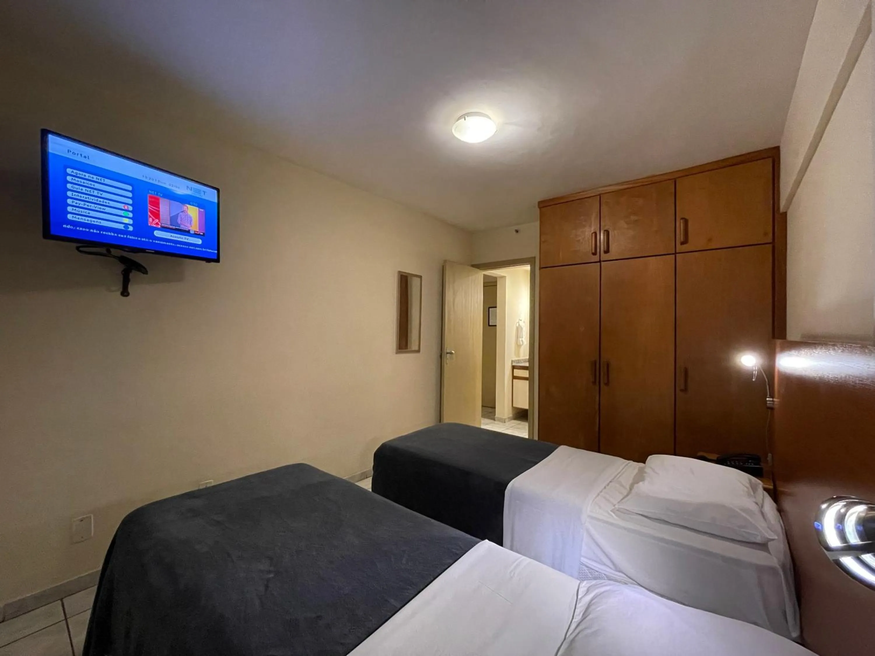 Bed in Hotel Vila Rica Flat