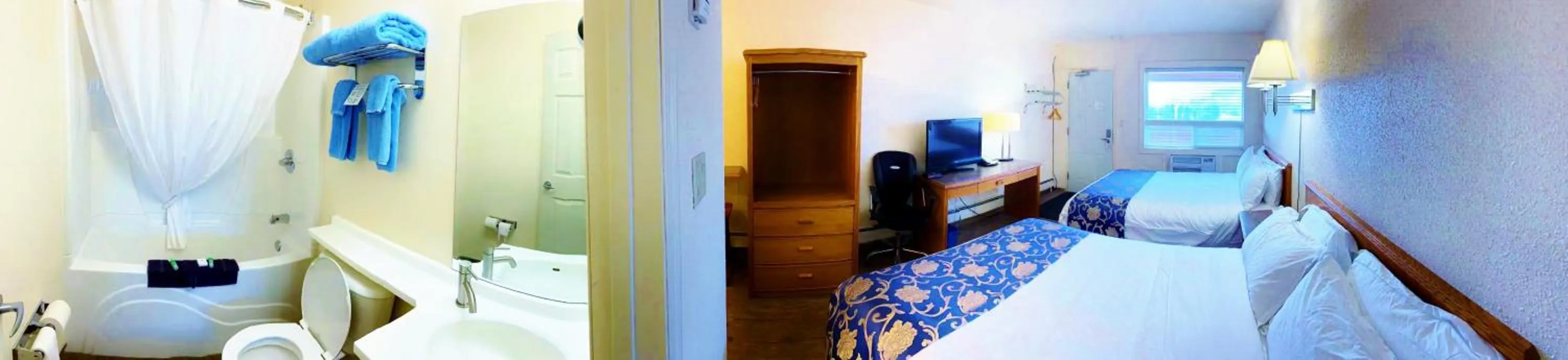 Toilet, Bed in Grande Mountain Lodge