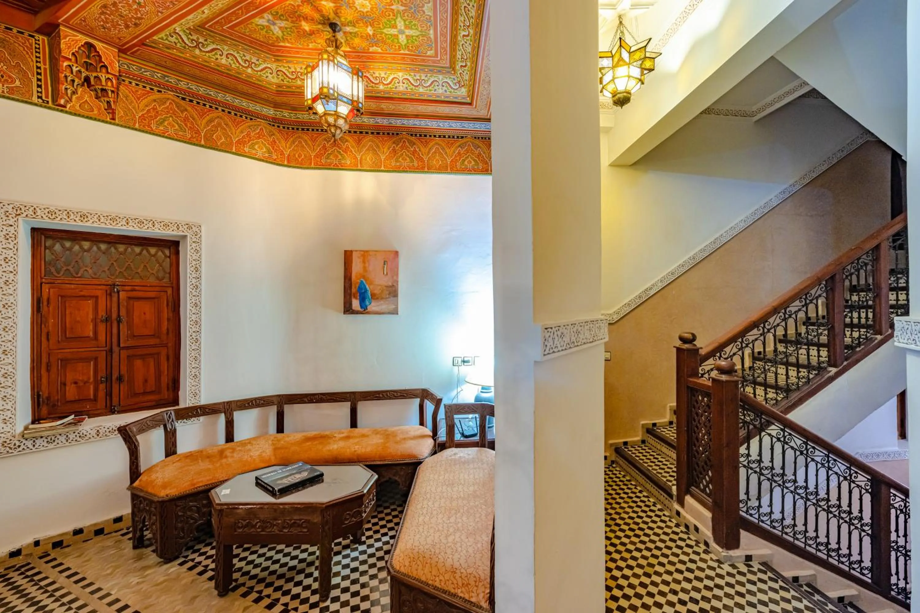 Living room, Bed in Maison Do